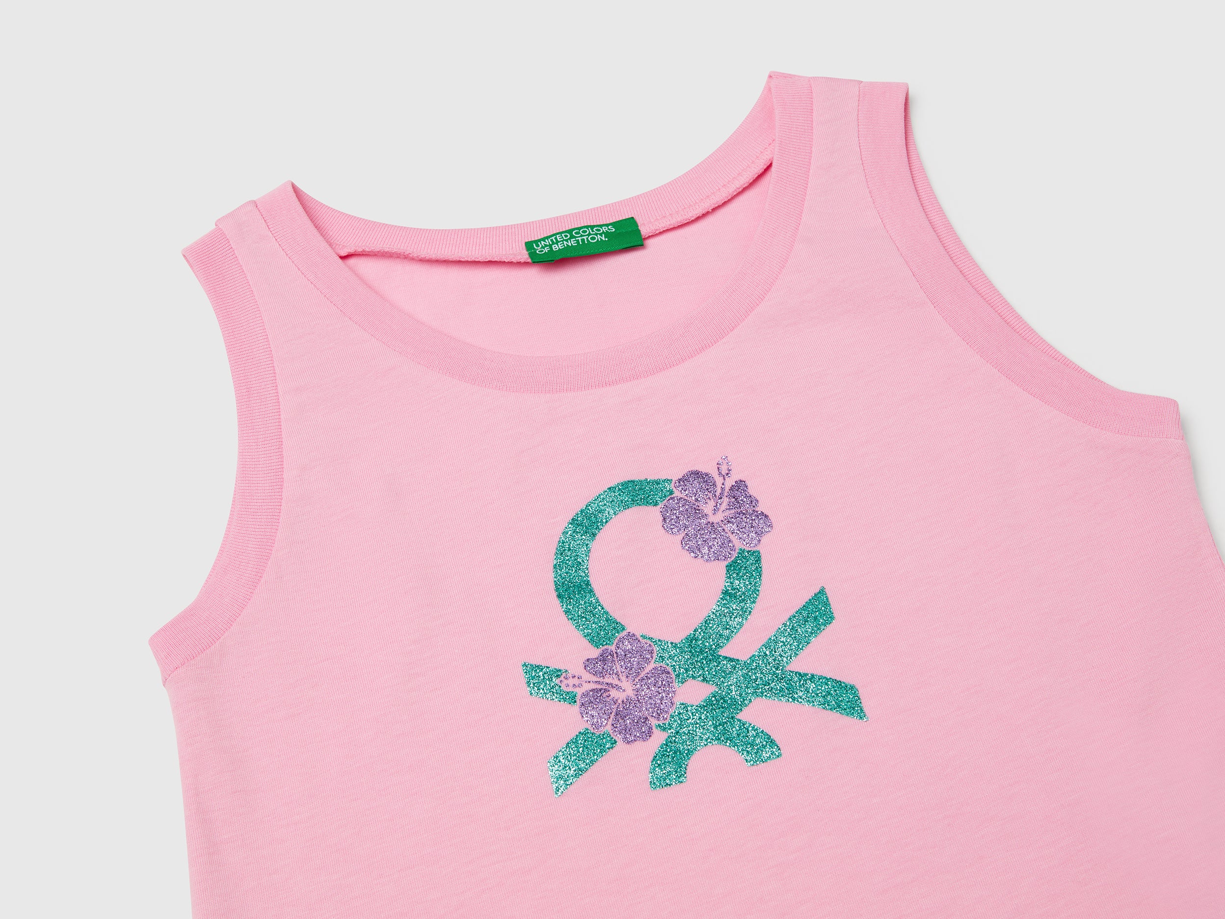 Canotta con stampa logo glitter - Image 3