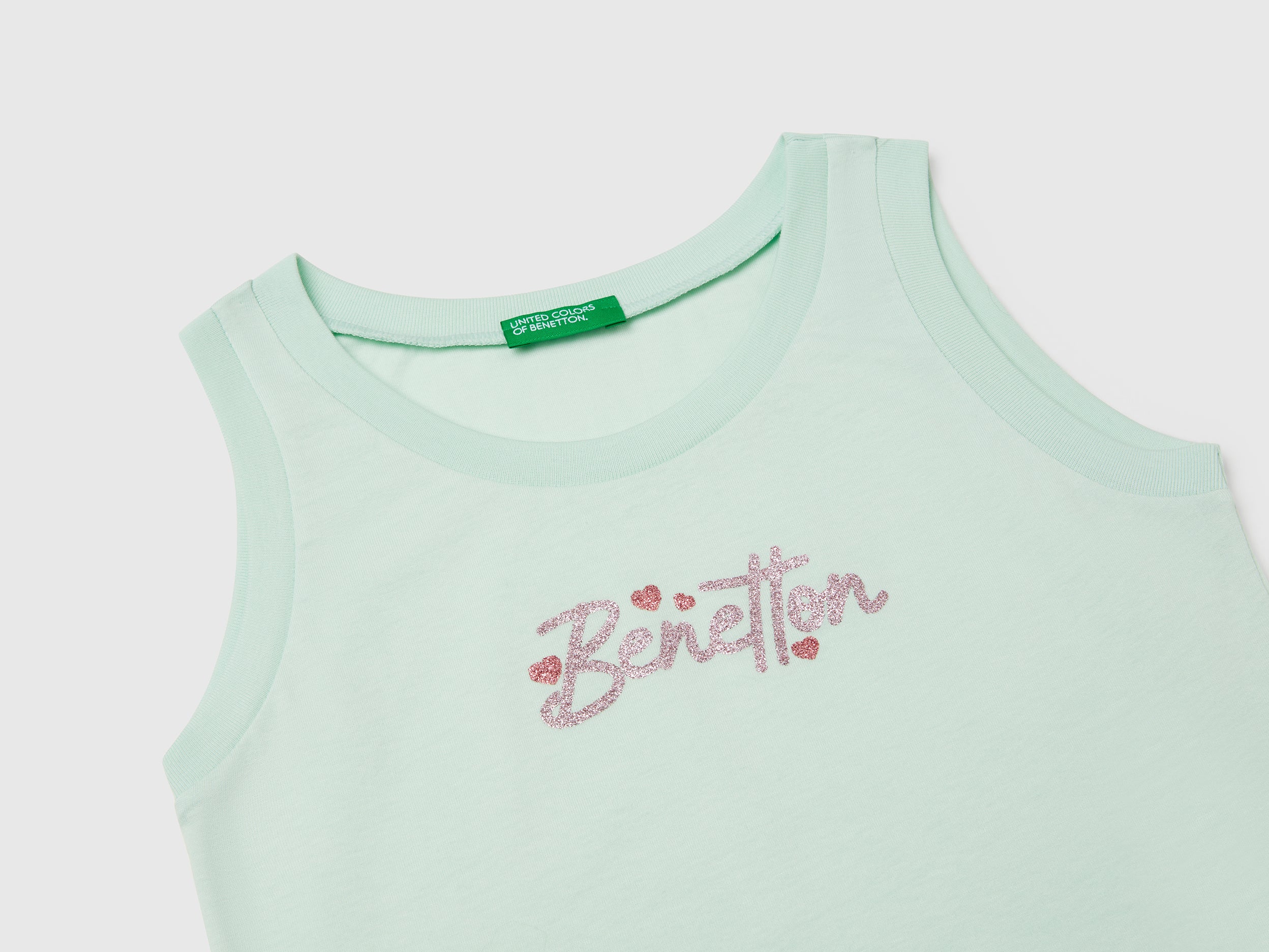 Canotta con stampa logo glitter - Image 3