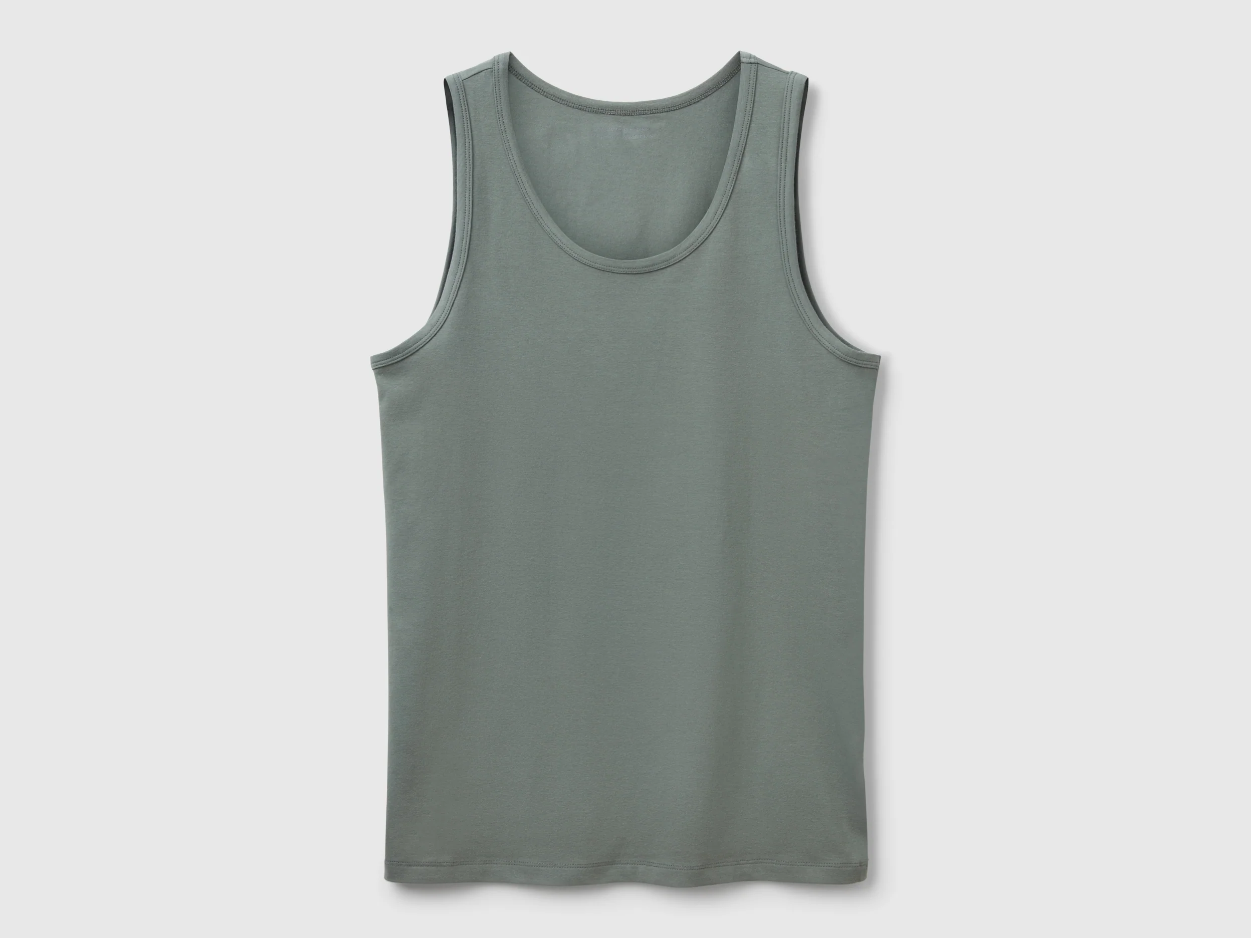 Canotta in cotone stretch