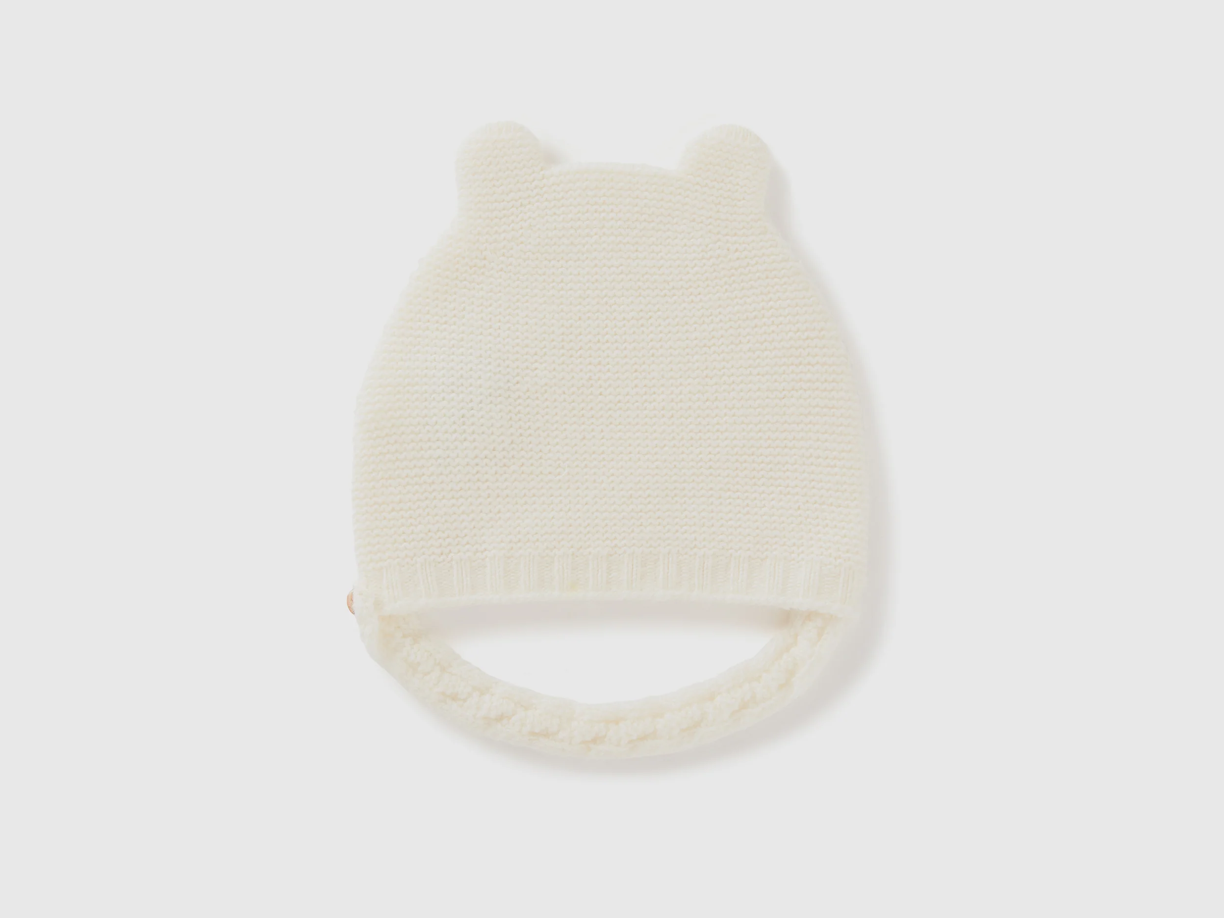 Cappellino con orecchie in misto lana riciclata - Image 2