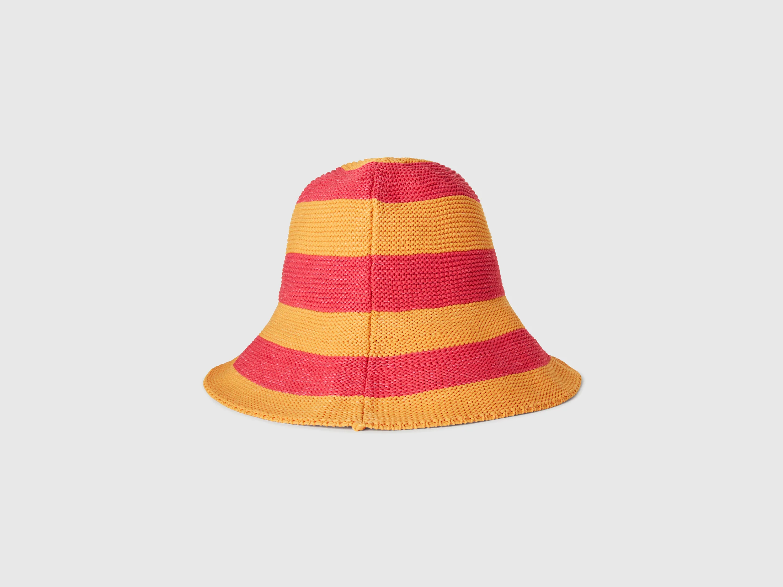 Cappello a righe arancioni e fucsia - Image 2