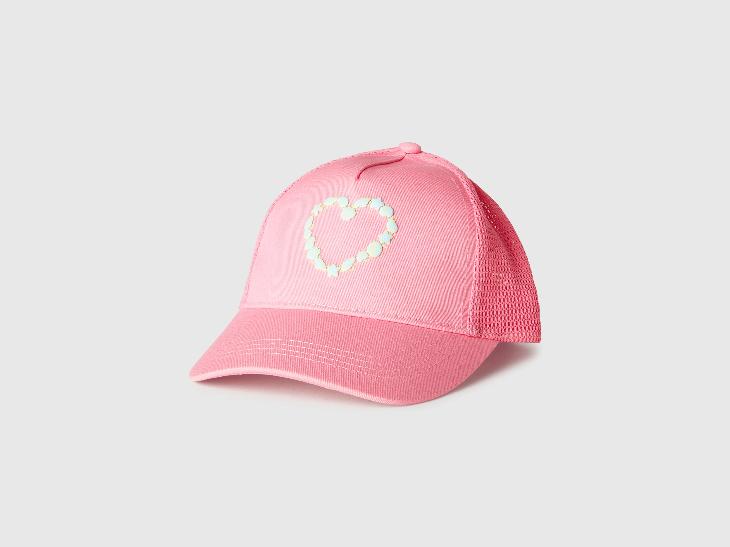 Cappello baseball in cotone e mesh