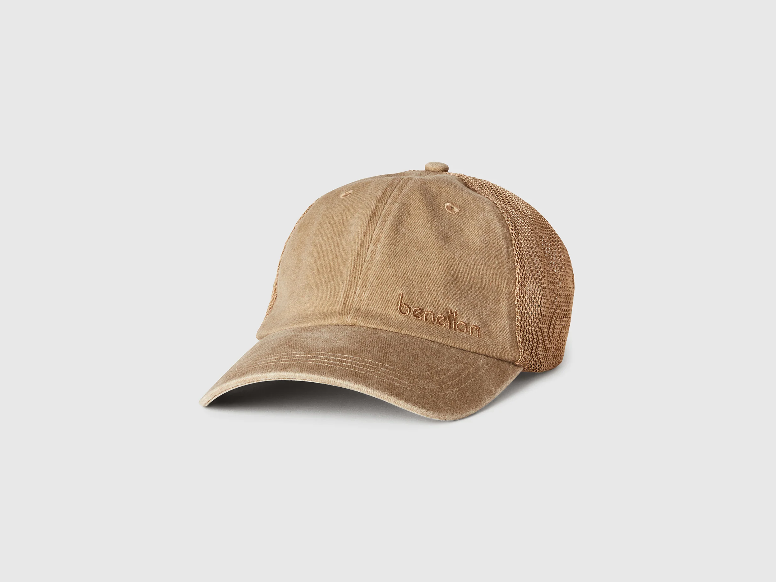 Cappello baseball in cotone e mesh
