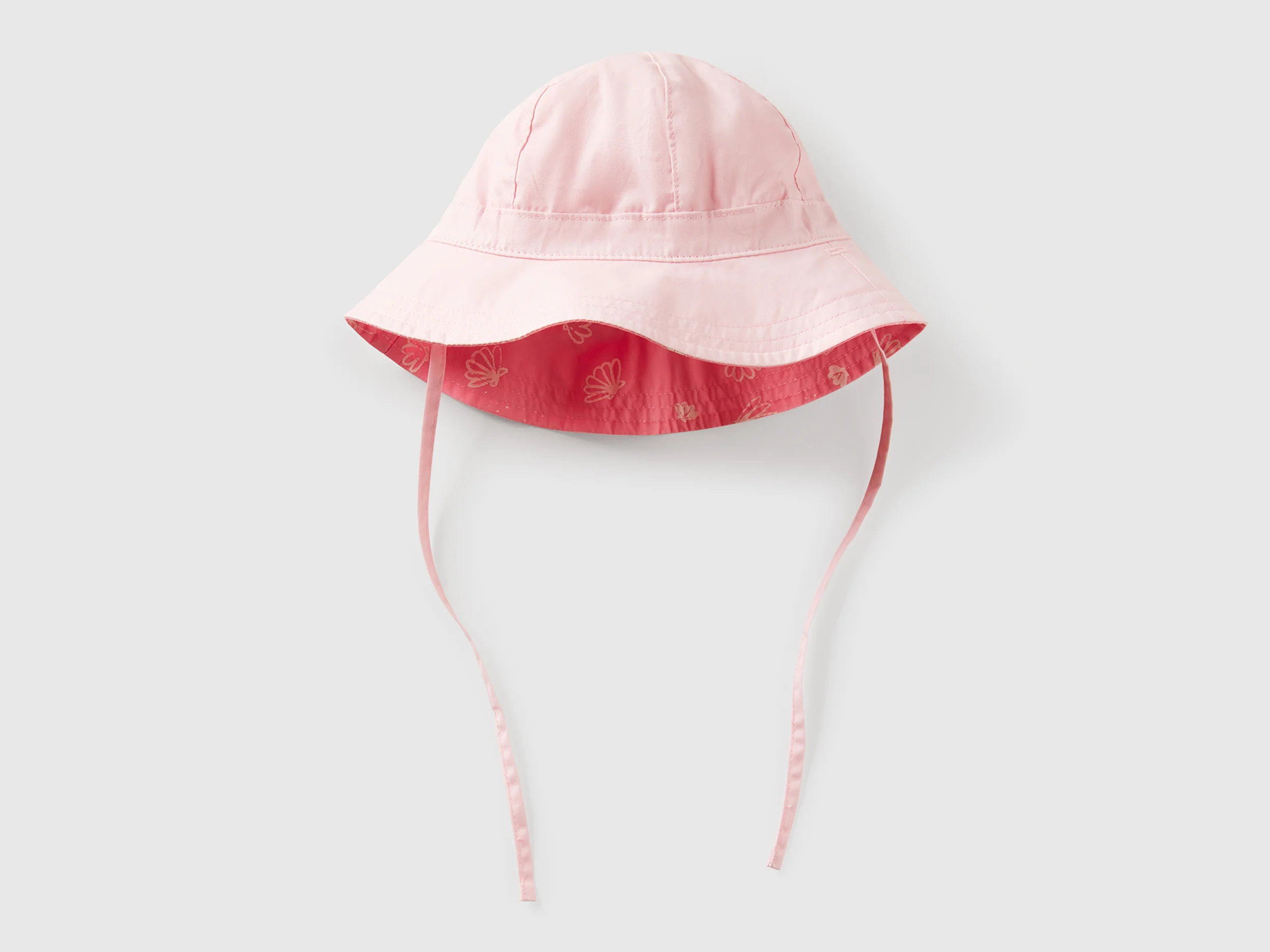 Cappello reversibile con stampa mare