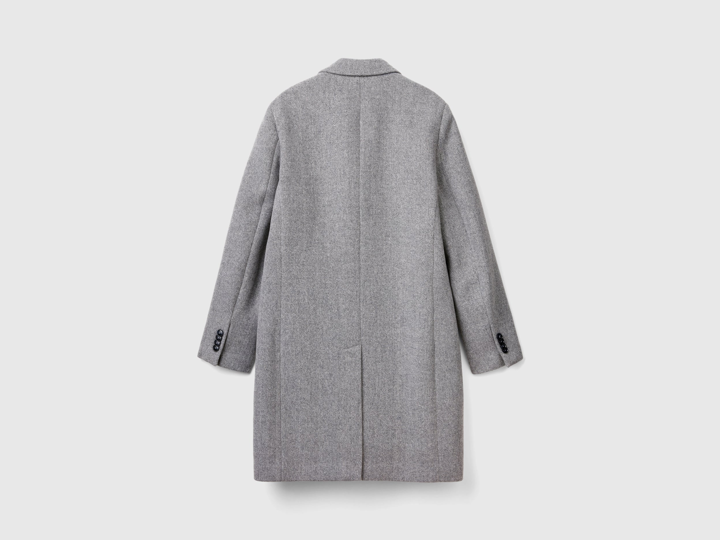 Cappotto doppiopetto in misto lana - Image 2