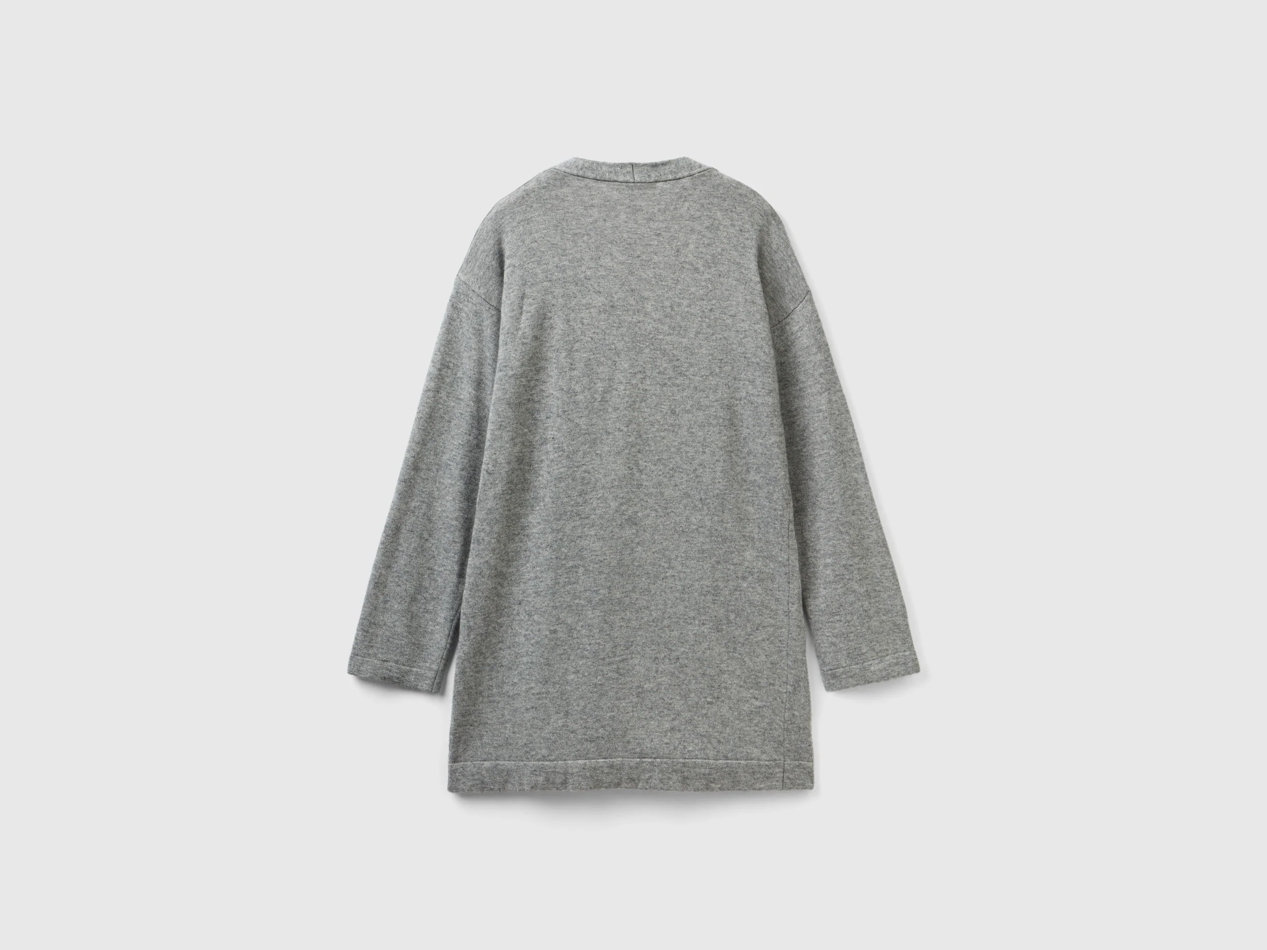 Cardigan aperto in misto lana e cashmere - Image 2