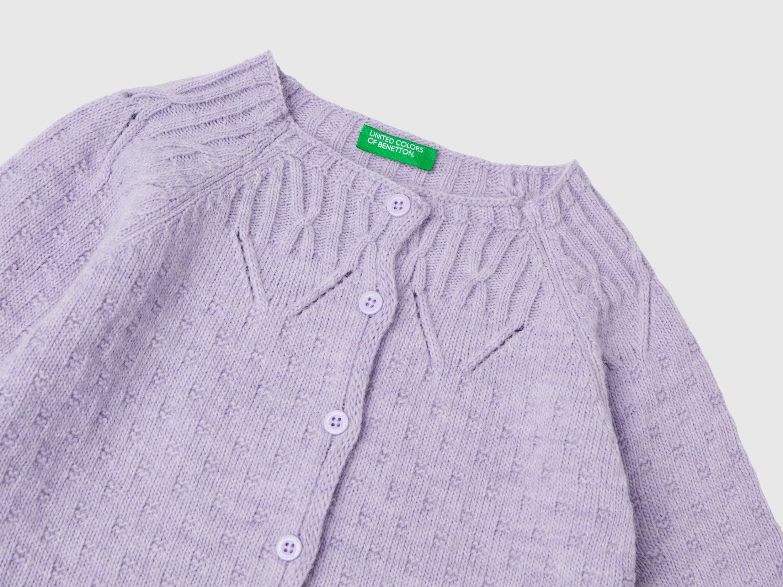 Cardigan con dettagli traforati - Image 3
