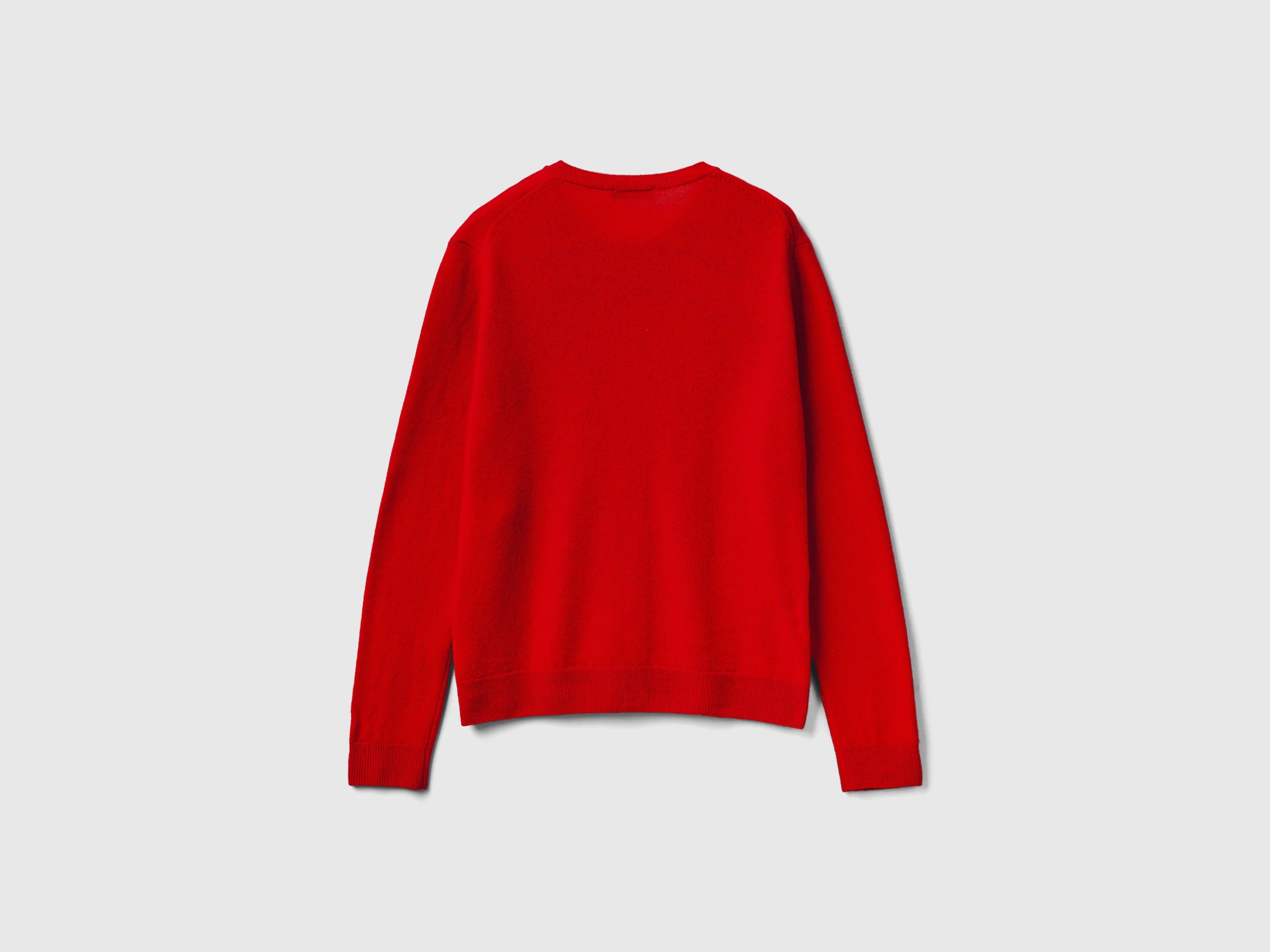 Cardigan girocollo in pura lana Merino - Image 2