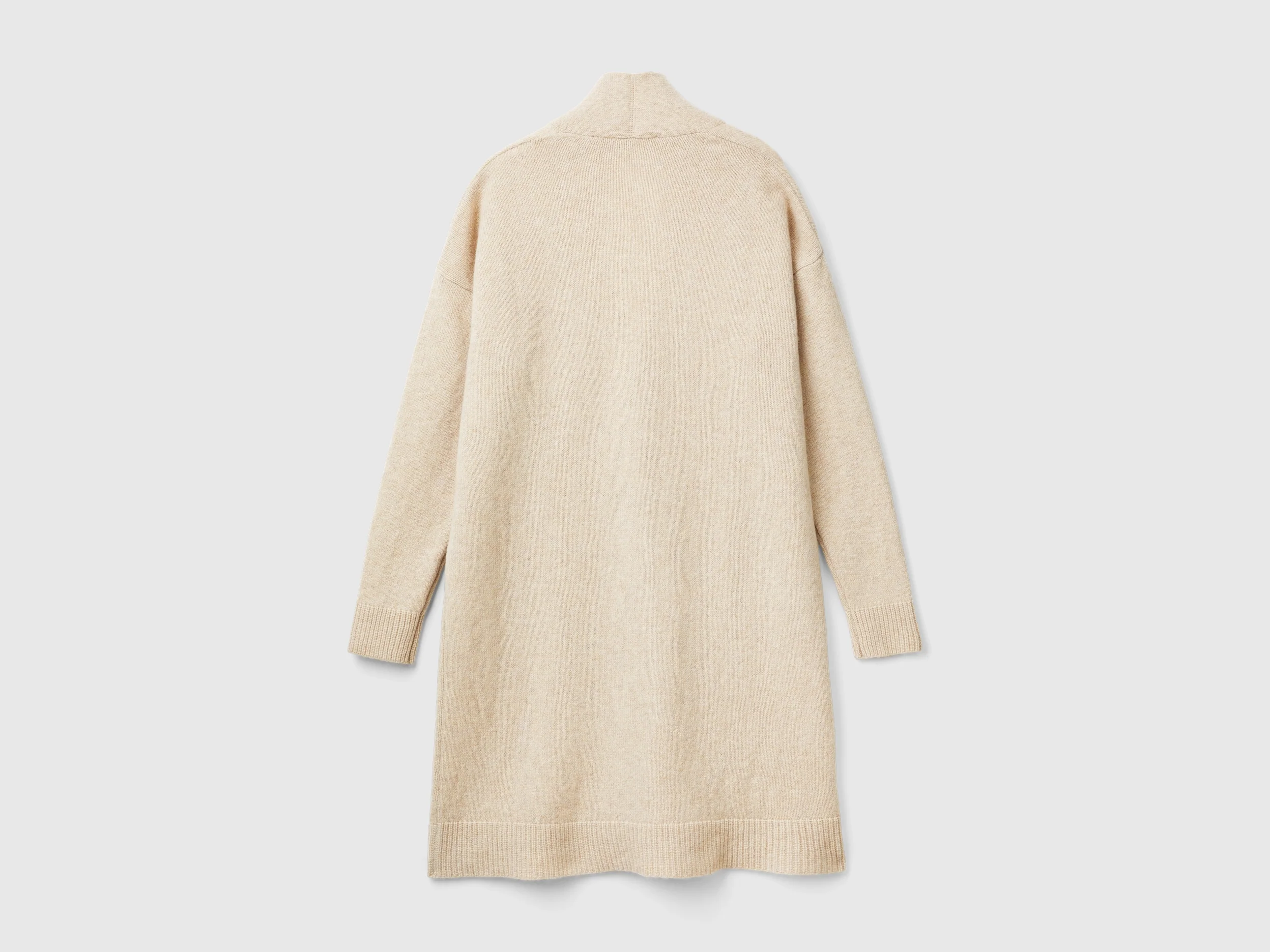 Cardigan lungo in pura lana Shetland - Image 2