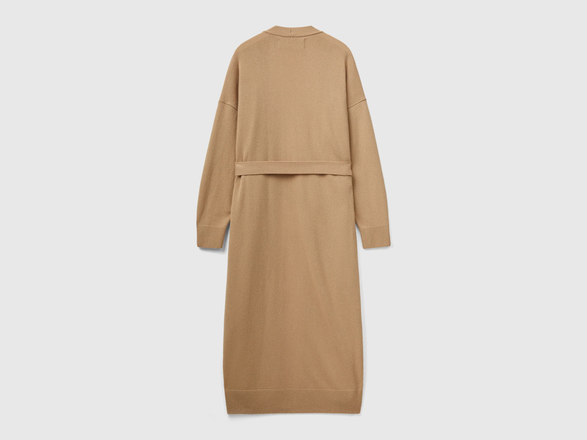 Cardigan midi con cintura - Image 2