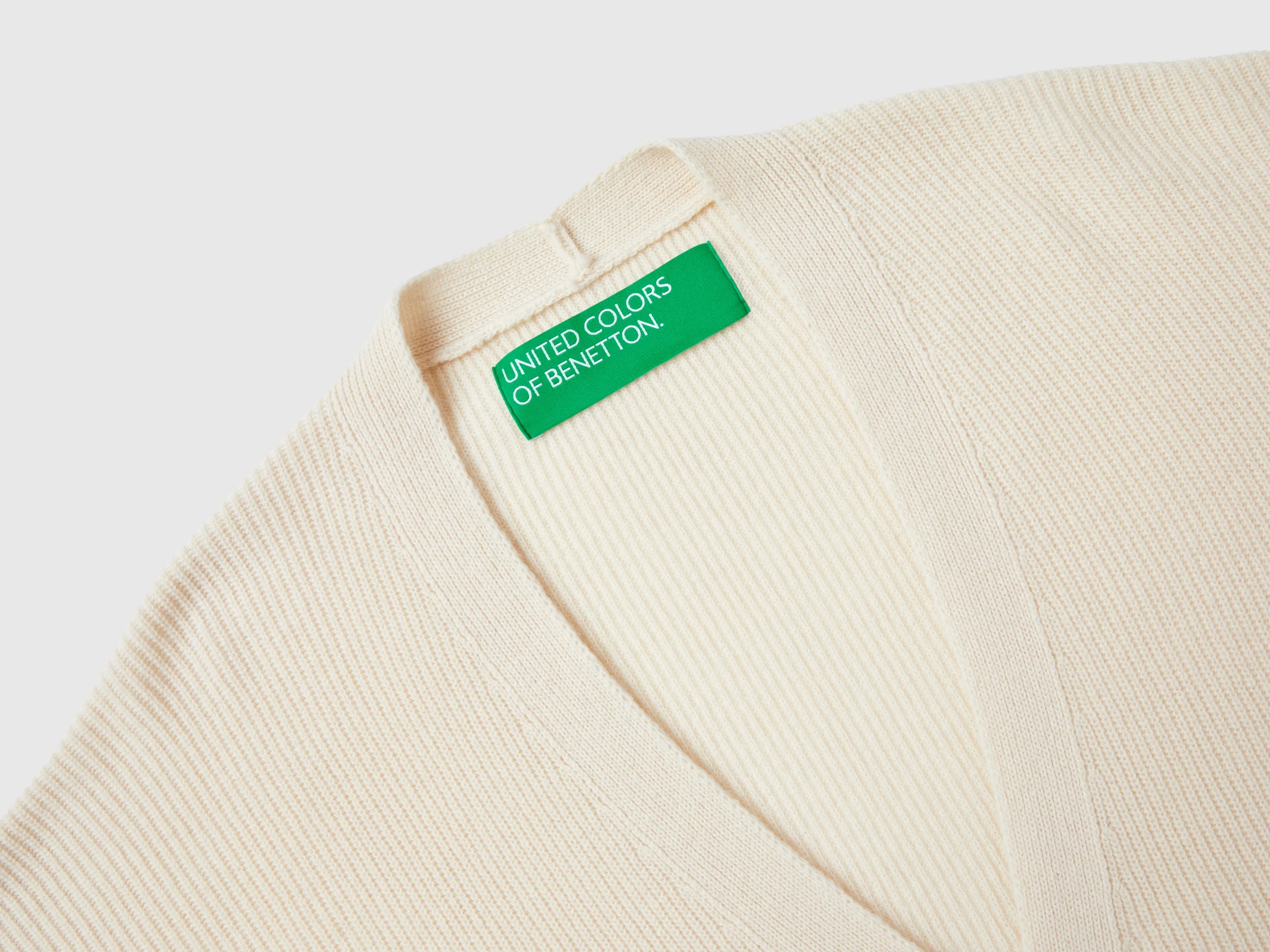 Cardigan over fit in misto lana - Image 3