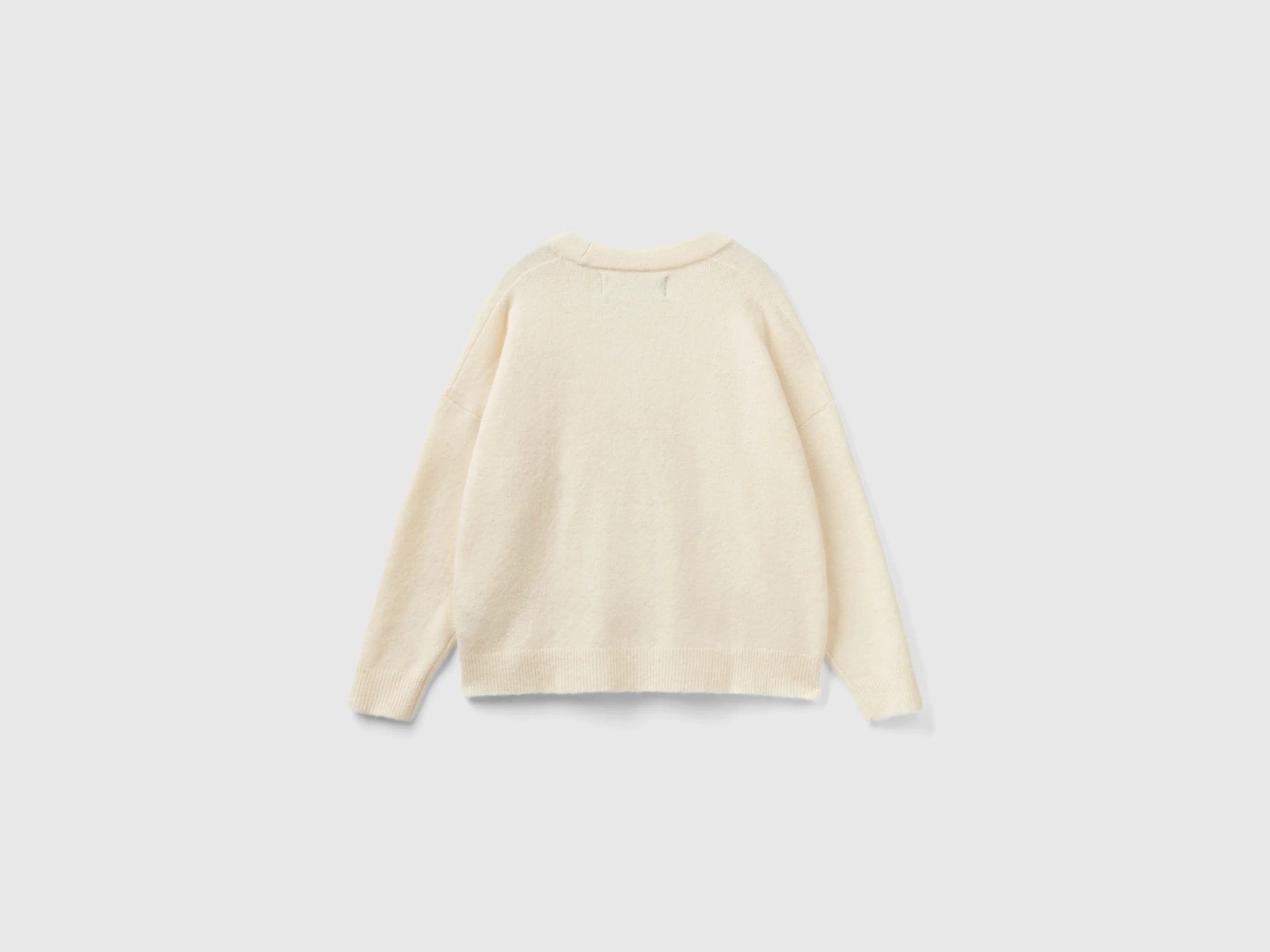 Cardigan over in filato riciclato - Image 2