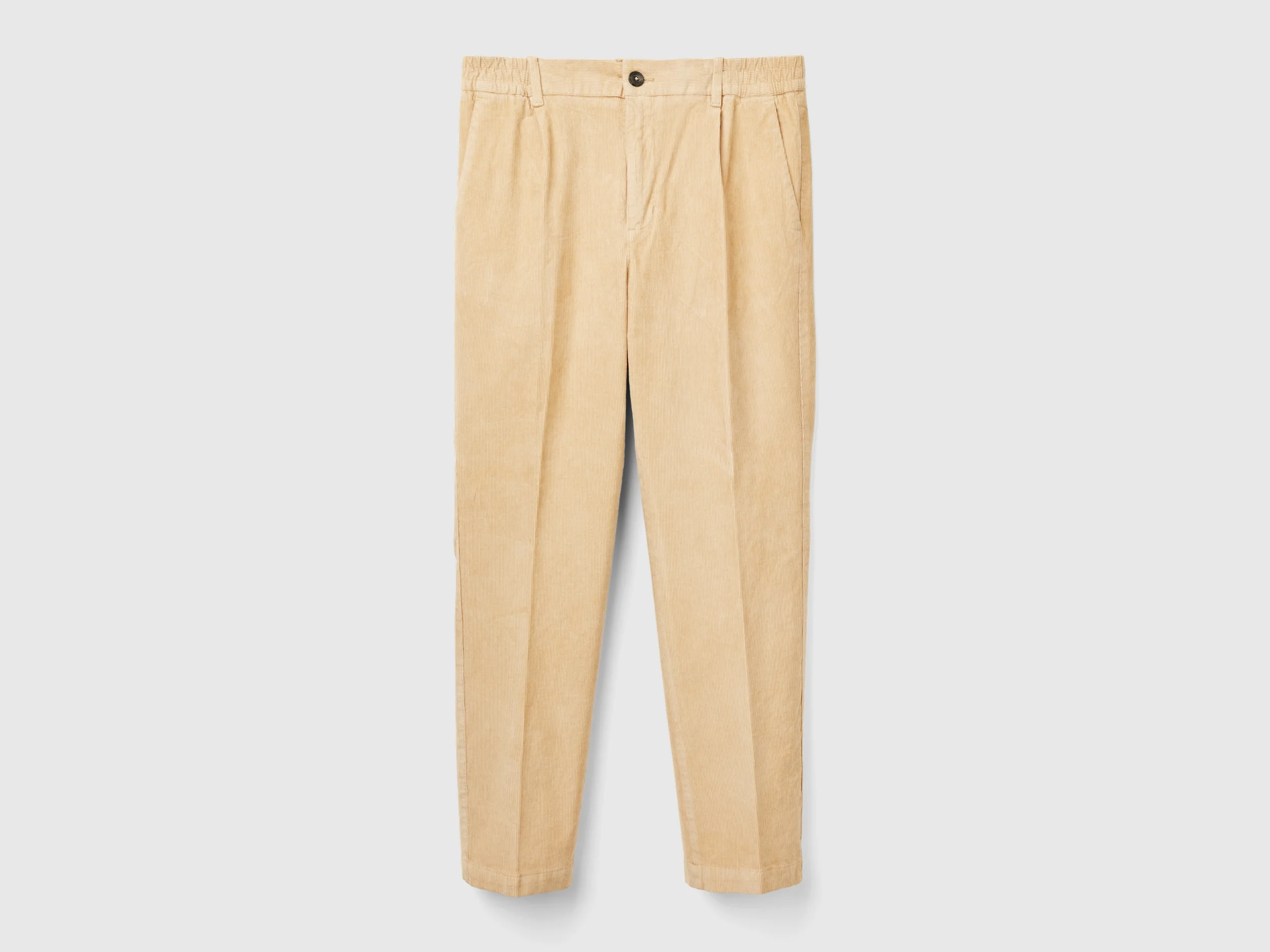 Chino carrot fit in velluto a costine