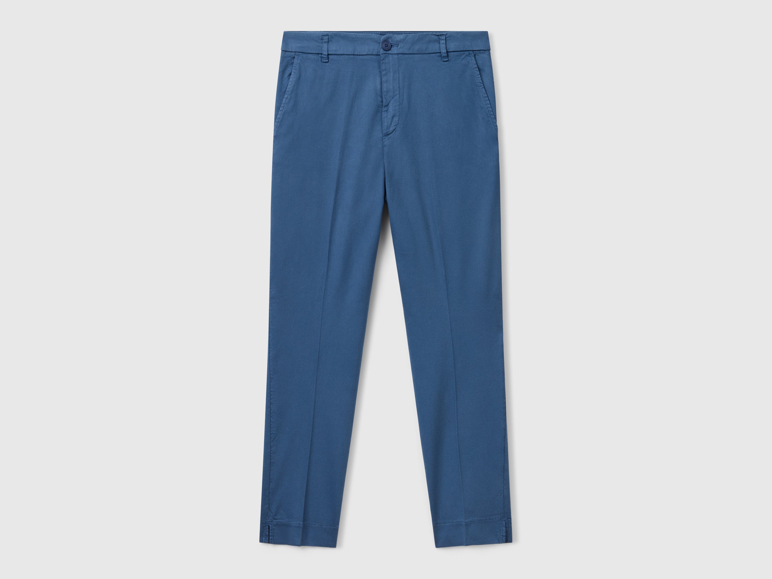 Chino cropped in cotone stretch