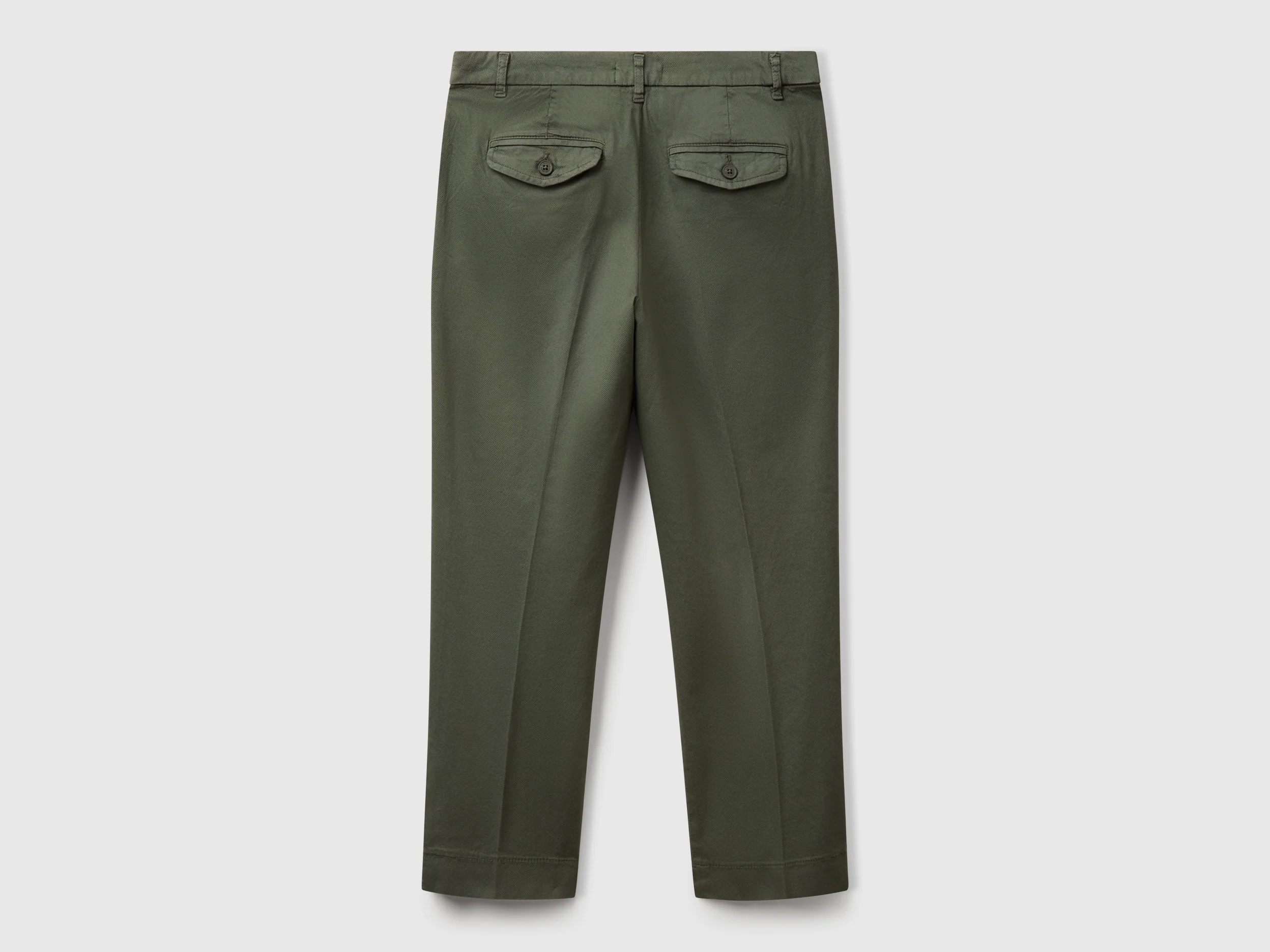 Chino cropped in cotone stretch - Image 2