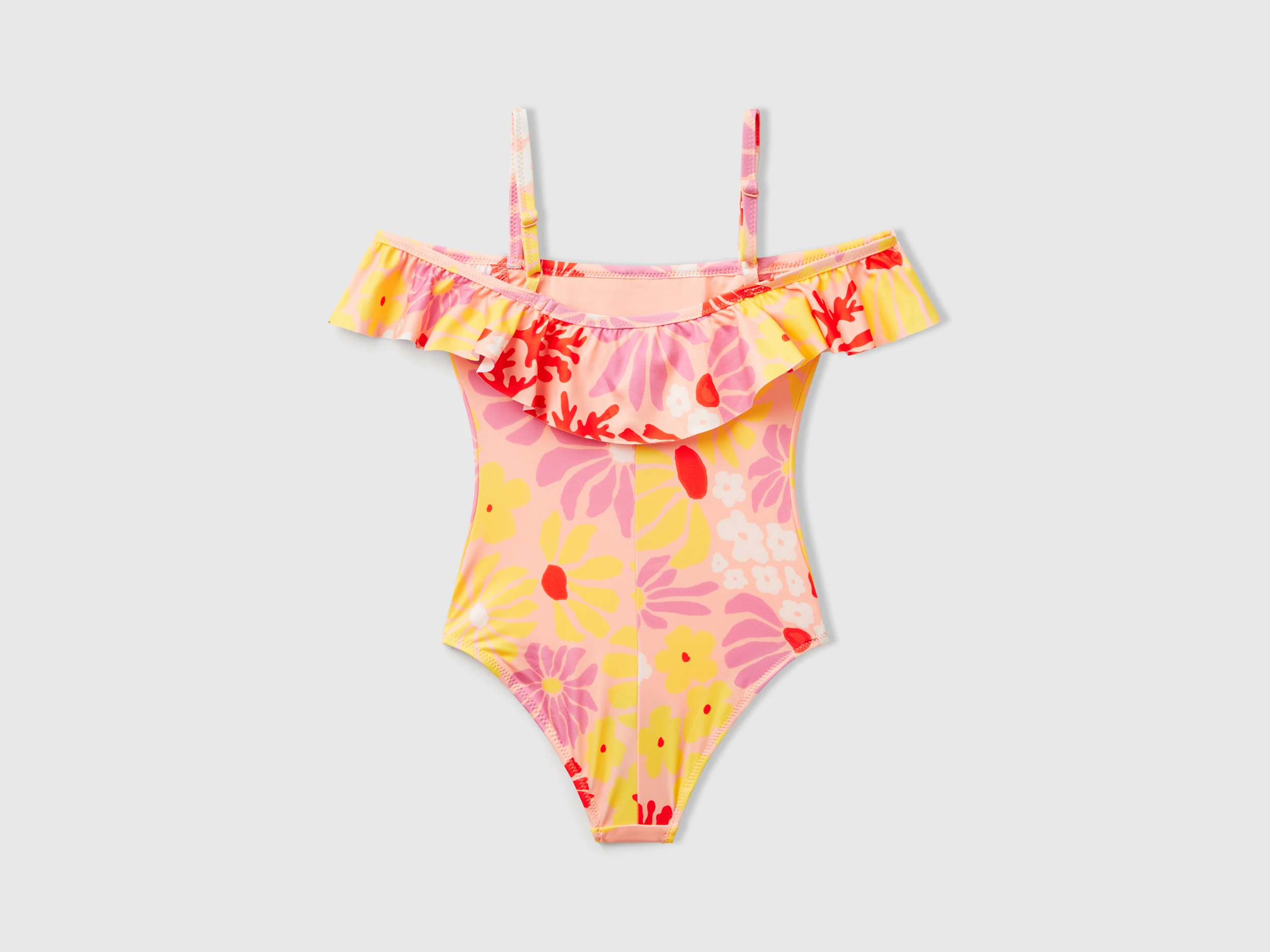 Costume intero con stampa fiori - Image 2