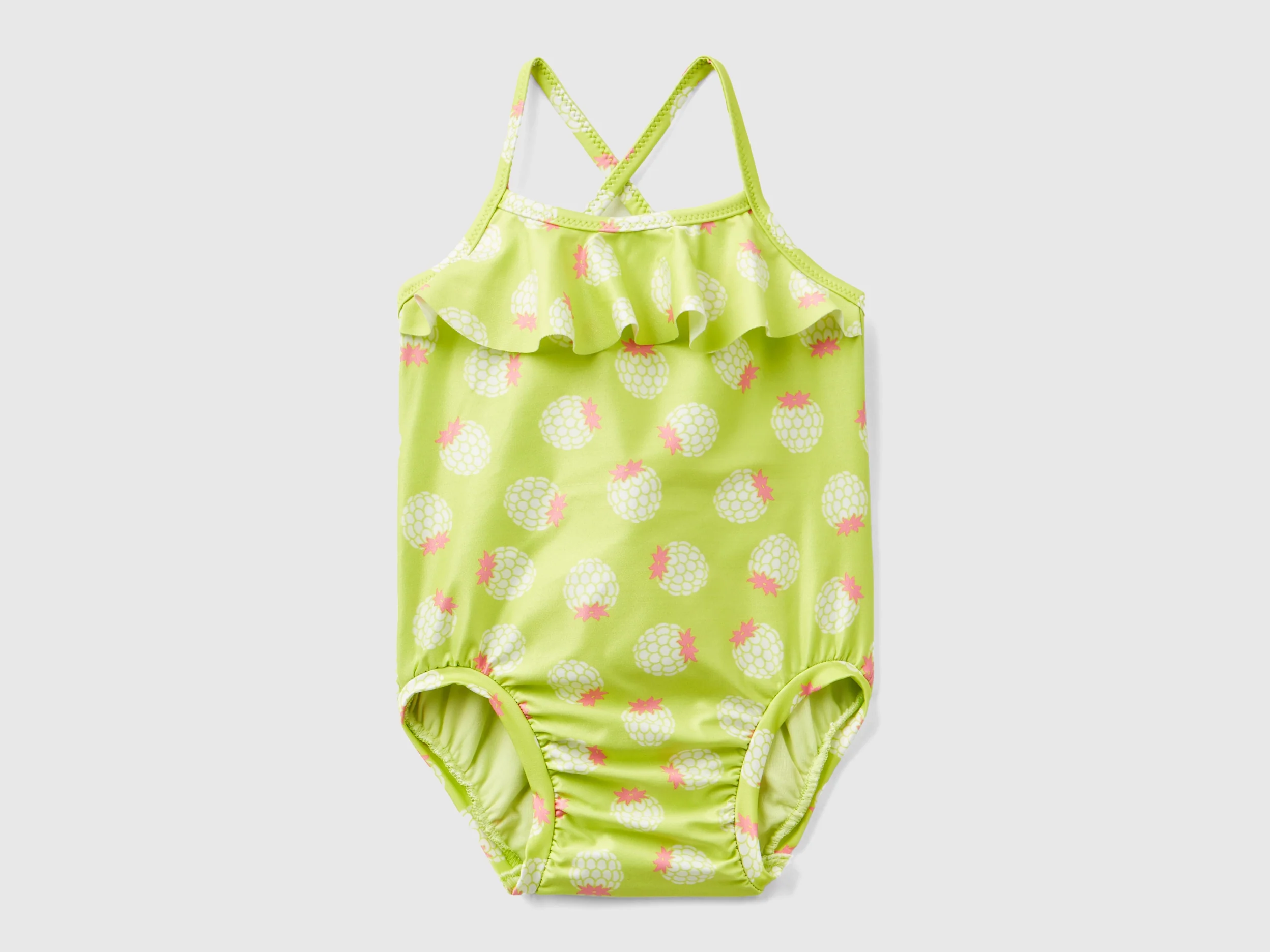 Costume intero con stampa frutta