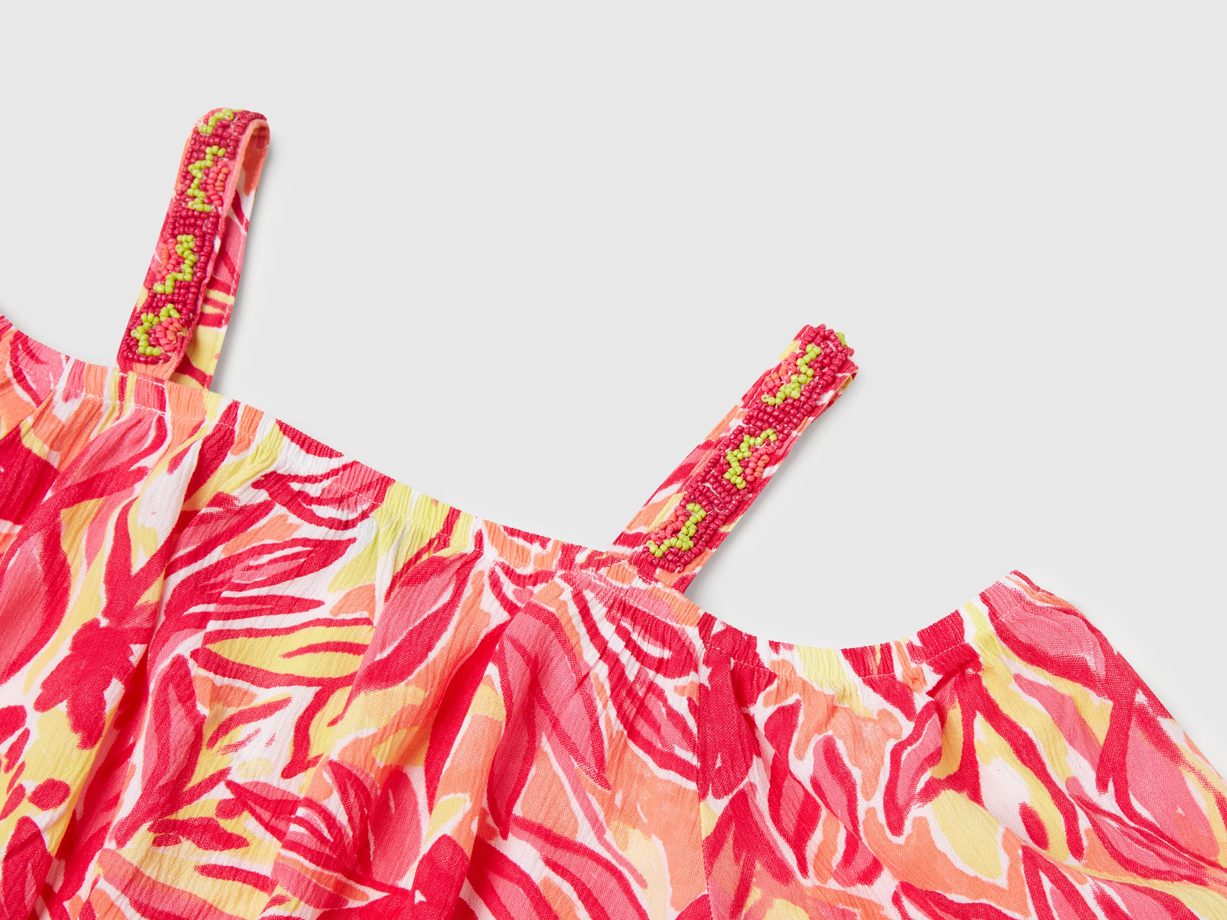 Crop top con stampa tropicale - Image 3