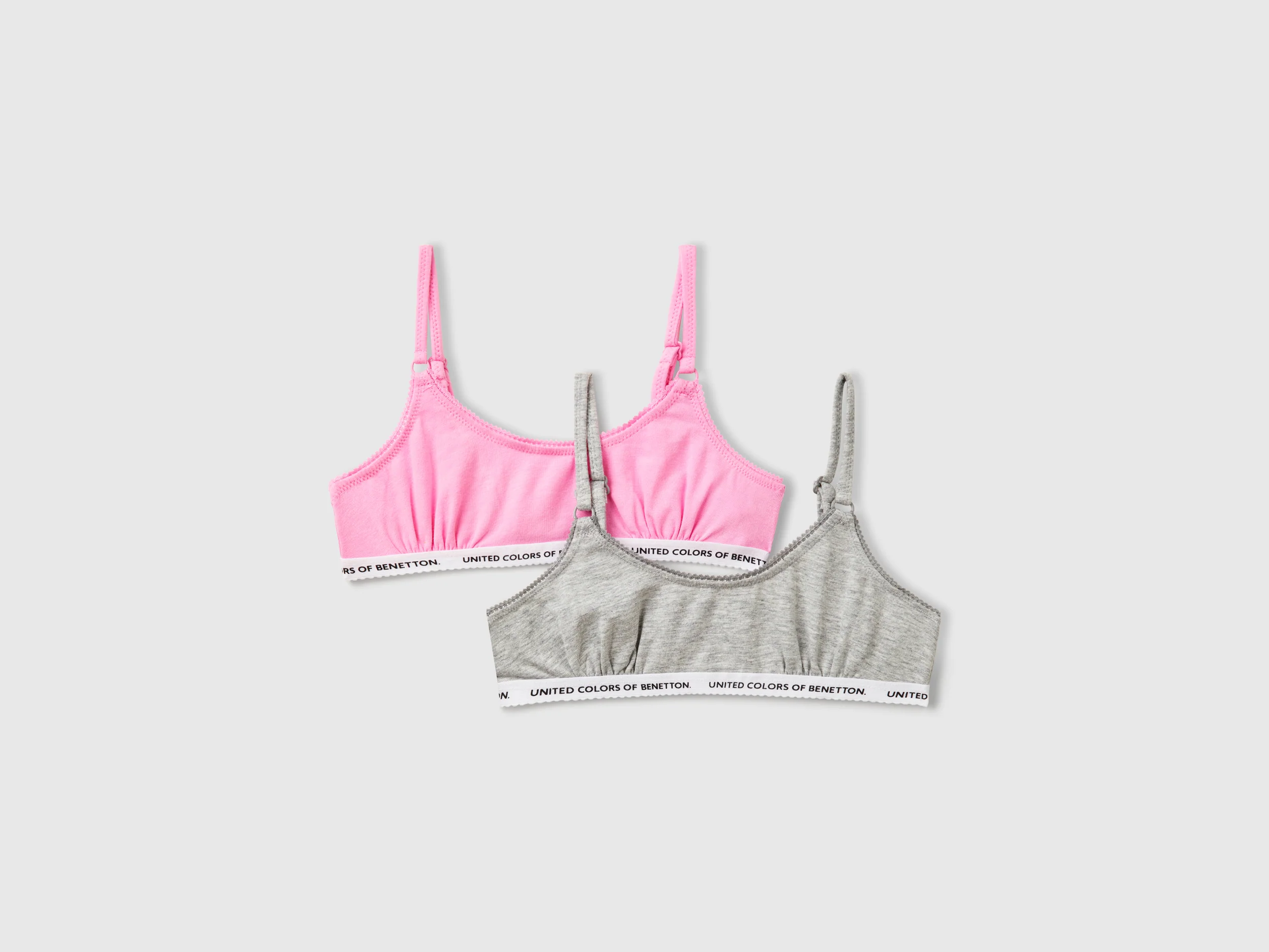 Due brassiere in cotone elasticizzato