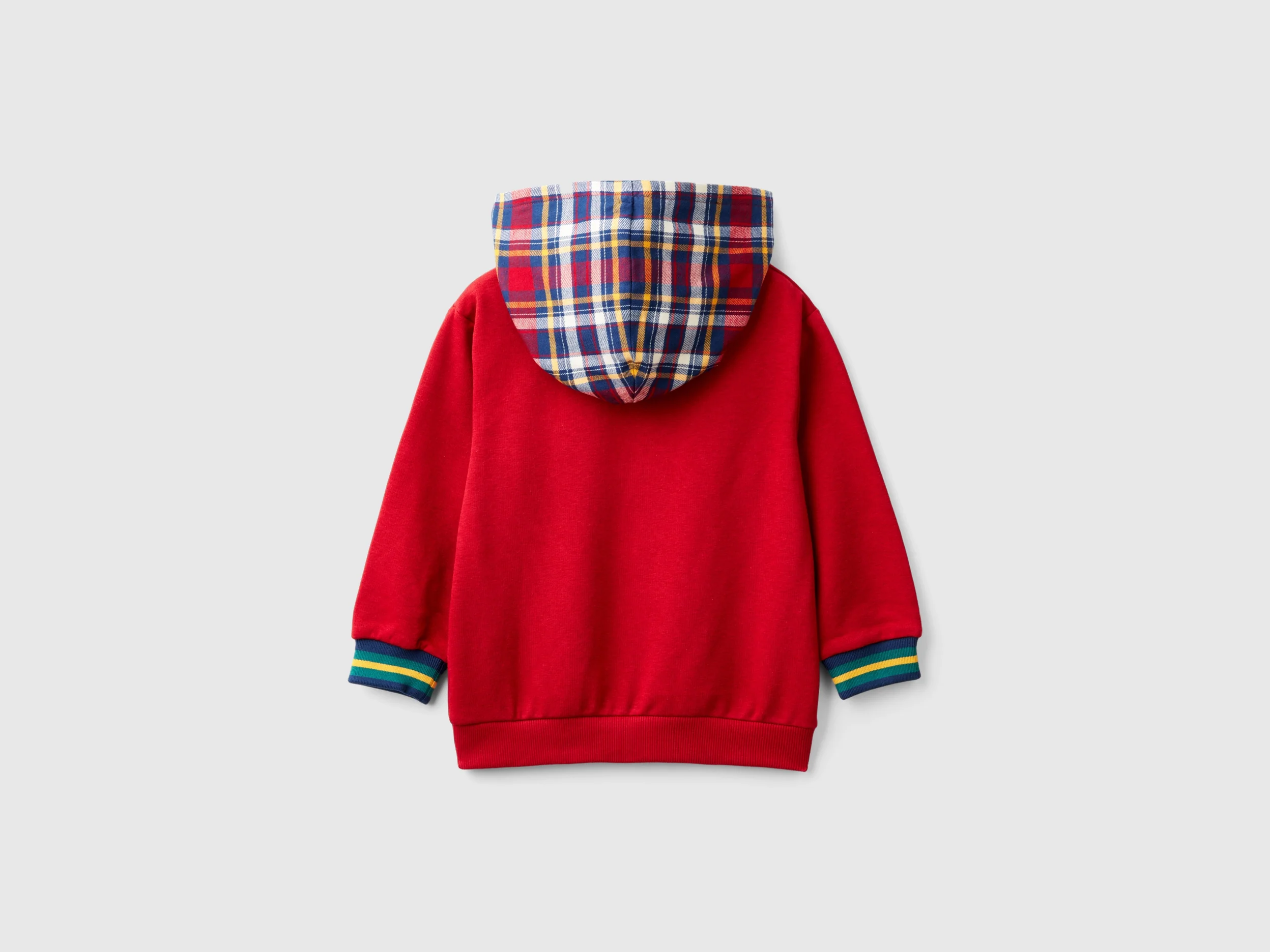 Felpa con cappuccio tartan - Image 2