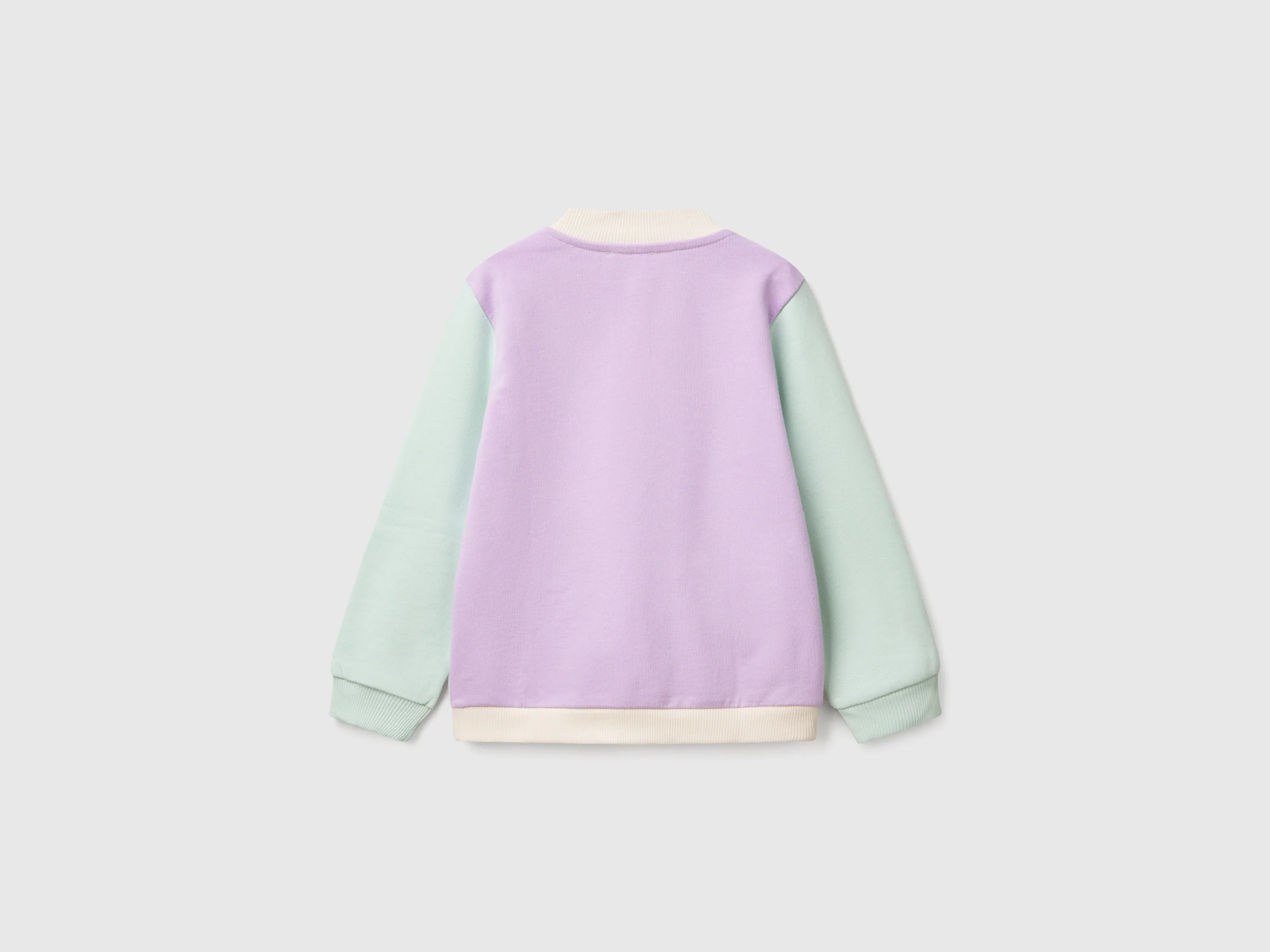 Felpa con zip in cotone - Image 2