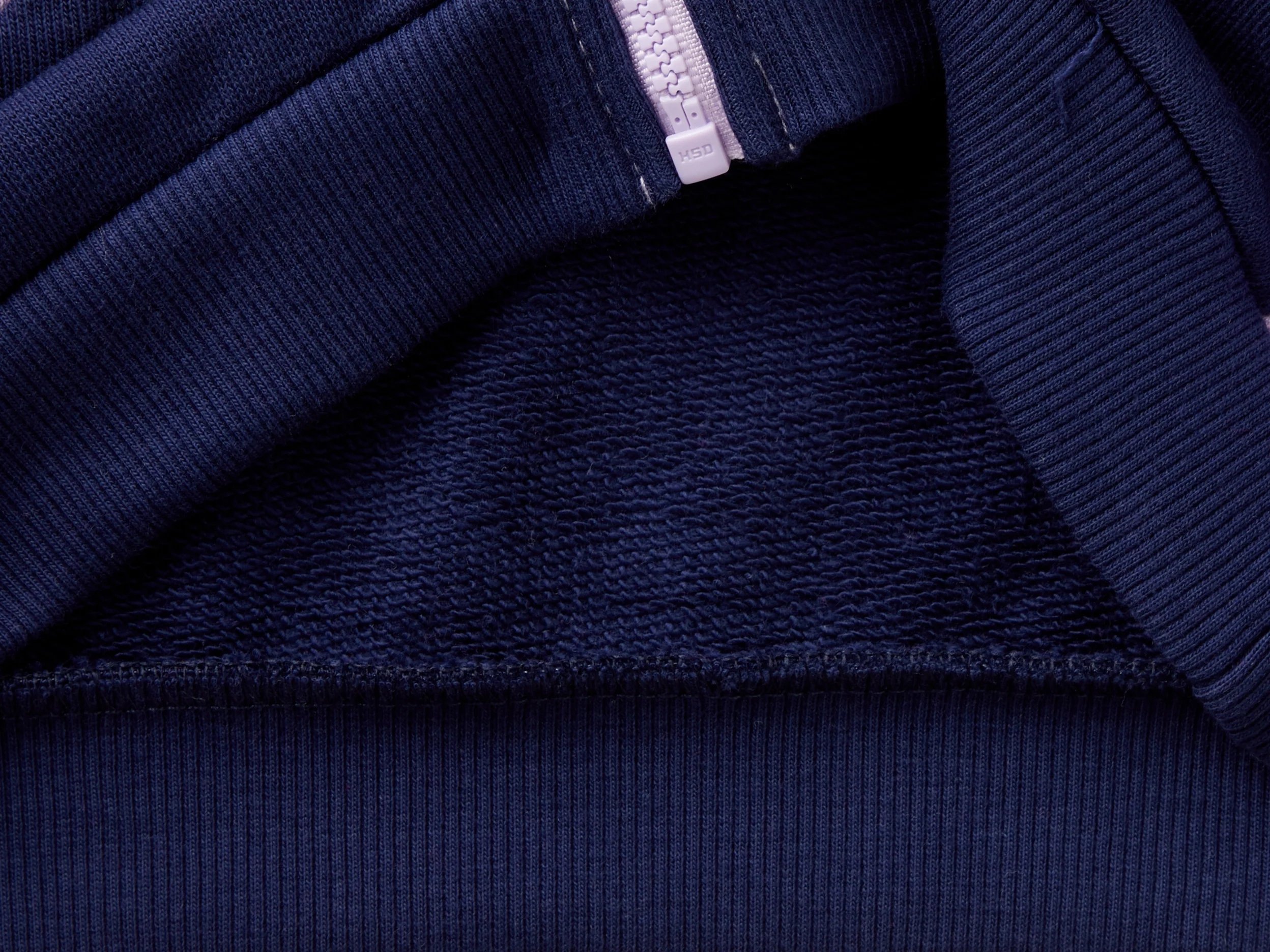 Felpa con zip in cotone bio - Image 3