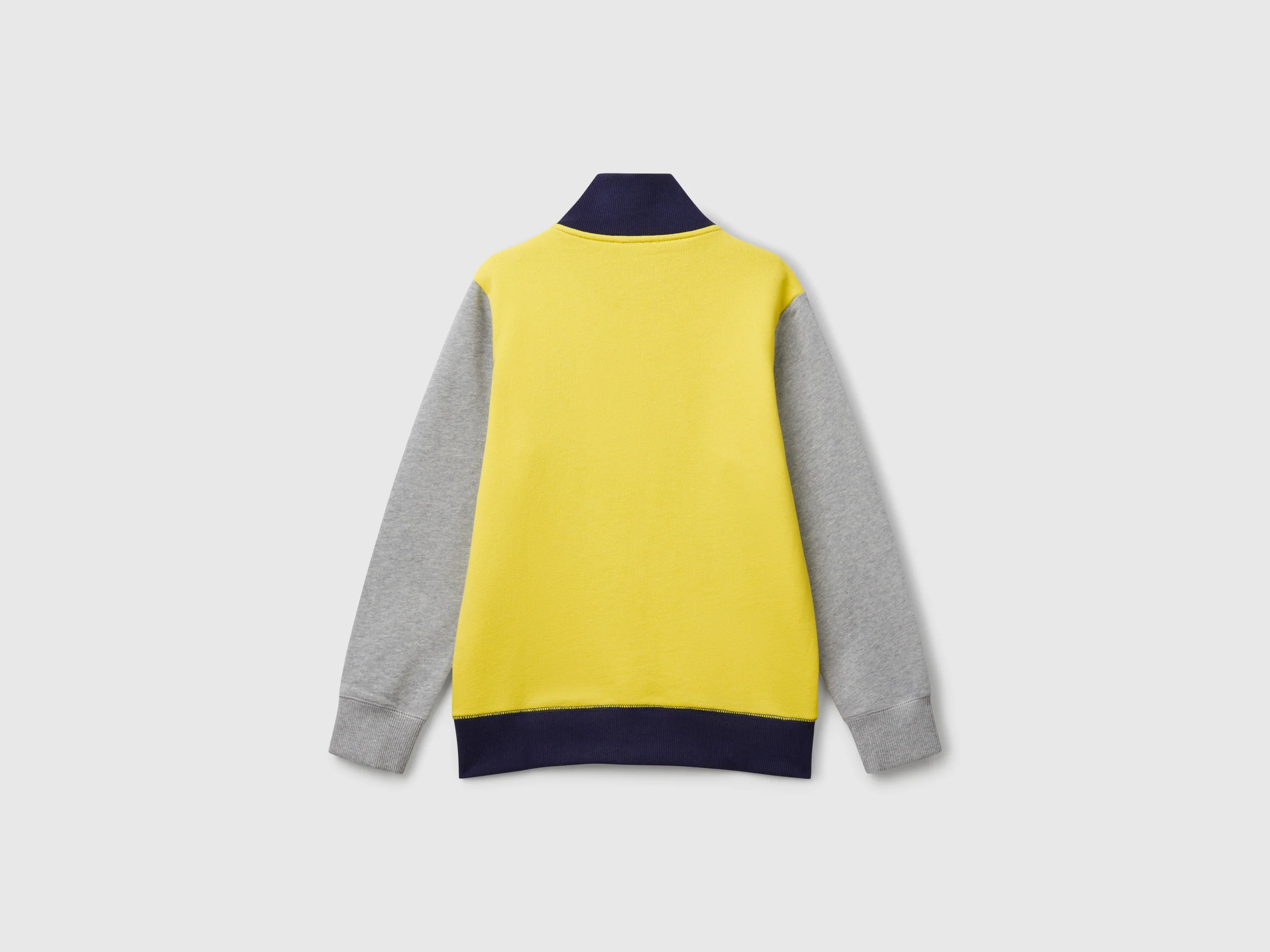 Felpa con zip in puro cotone - Image 2