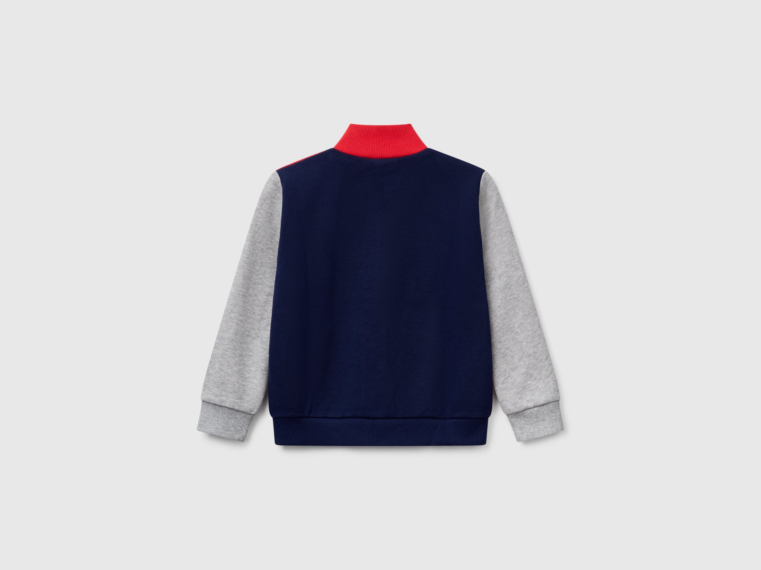 Felpa in cotone con zip - Image 2
