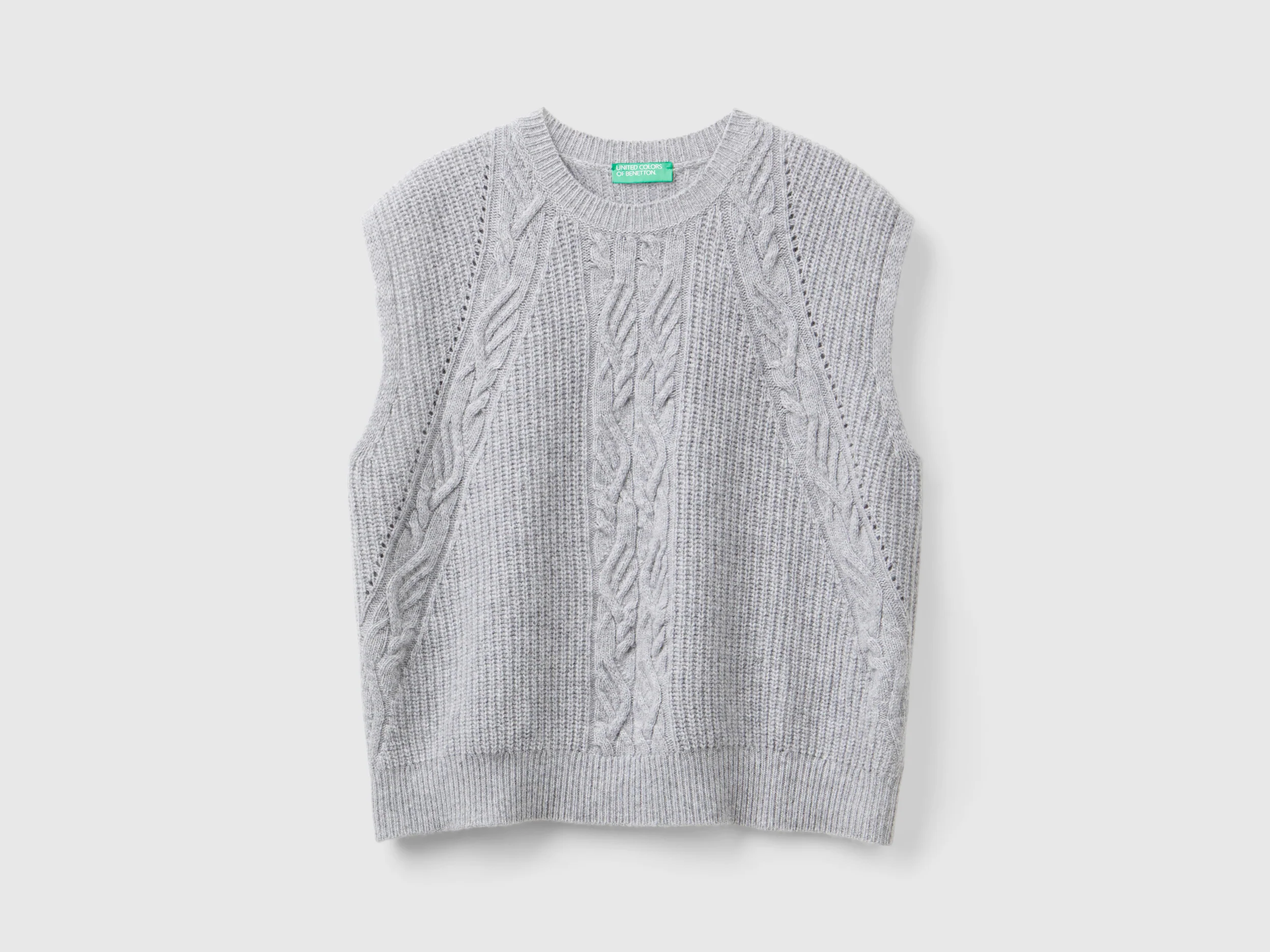 Gilet con trecce
