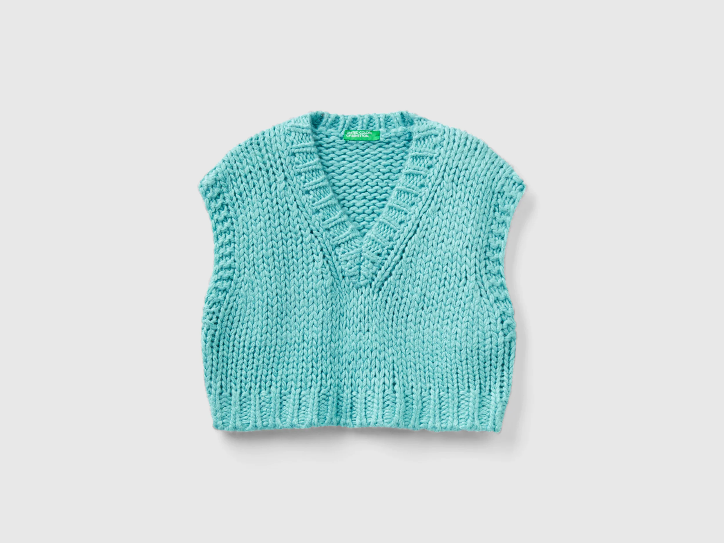 Gilet corto boxy fit