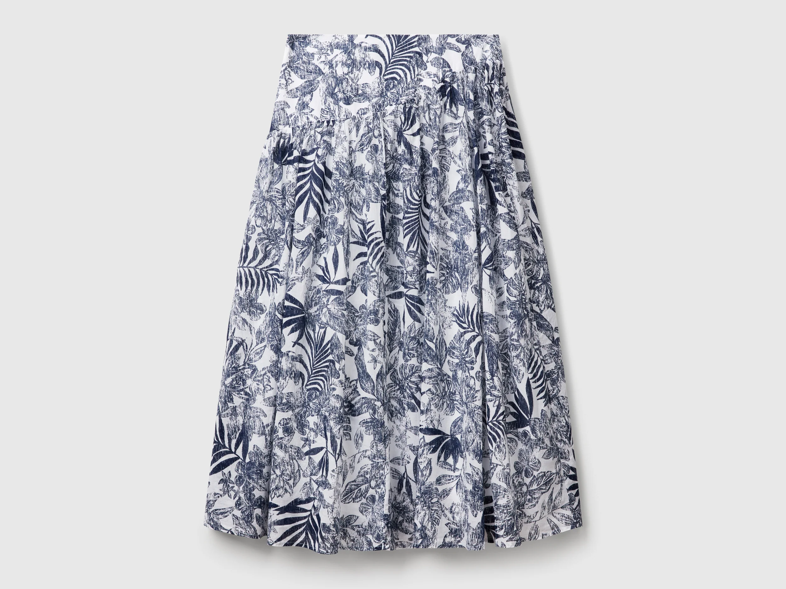Gonna lunga con stampa tropicale - Image 2