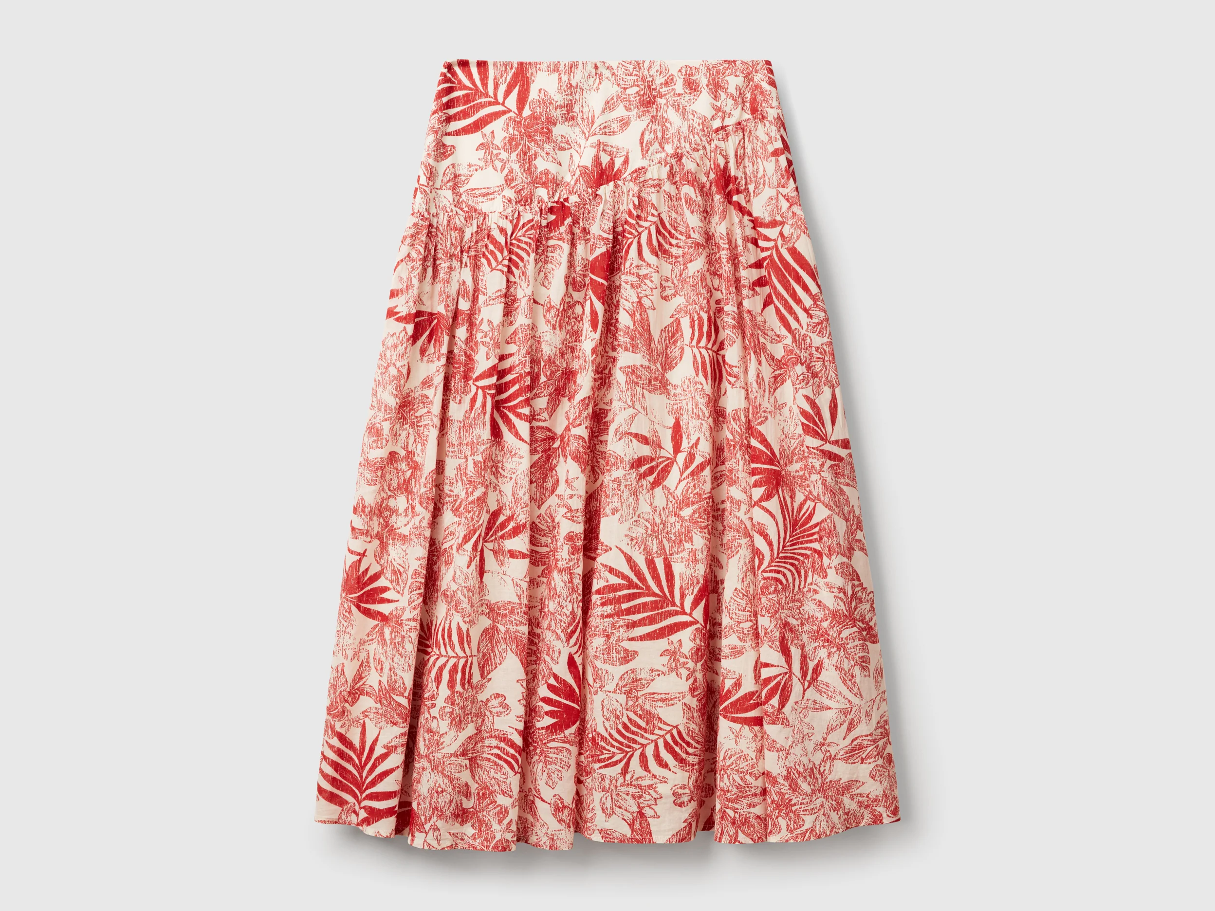 Gonna lunga con stampa tropicale - Image 2
