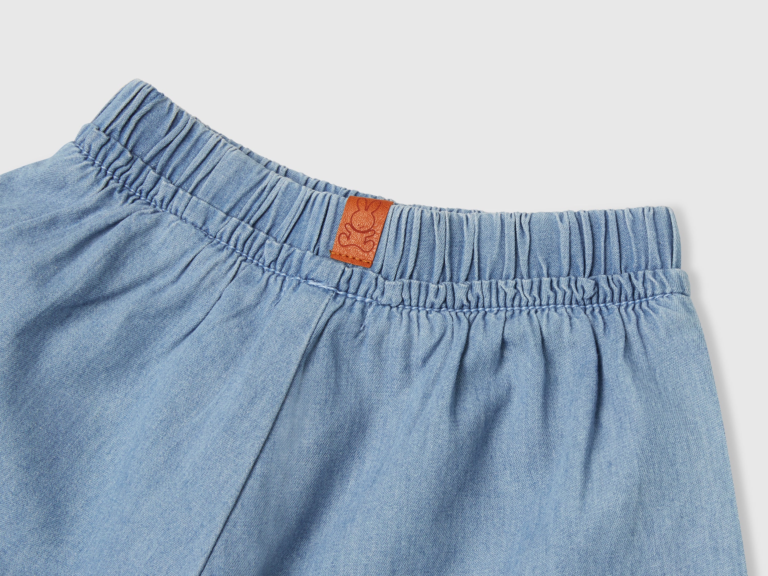 Gonna pantalone in chambray - Image 3