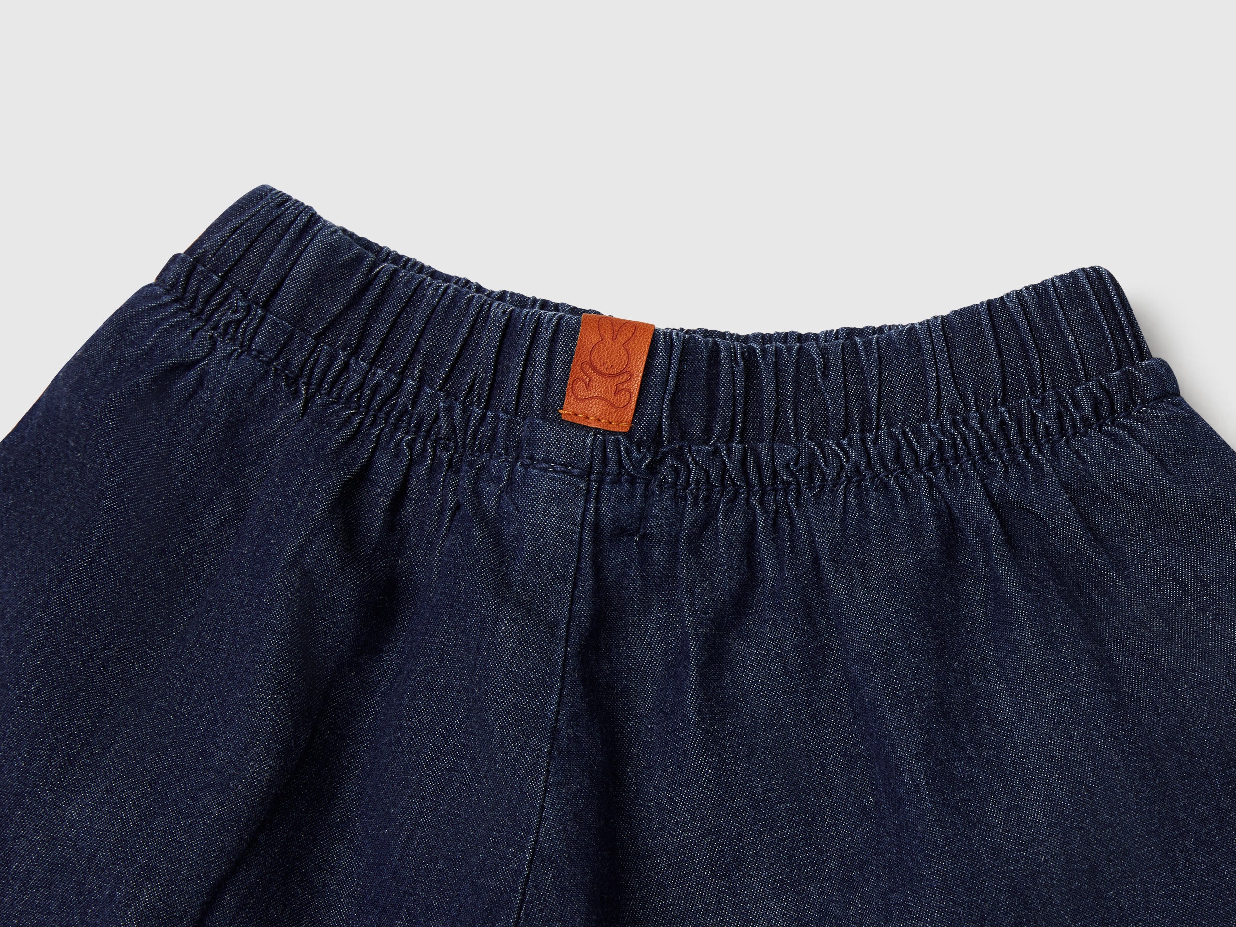 Gonna pantalone in chambray - Image 3