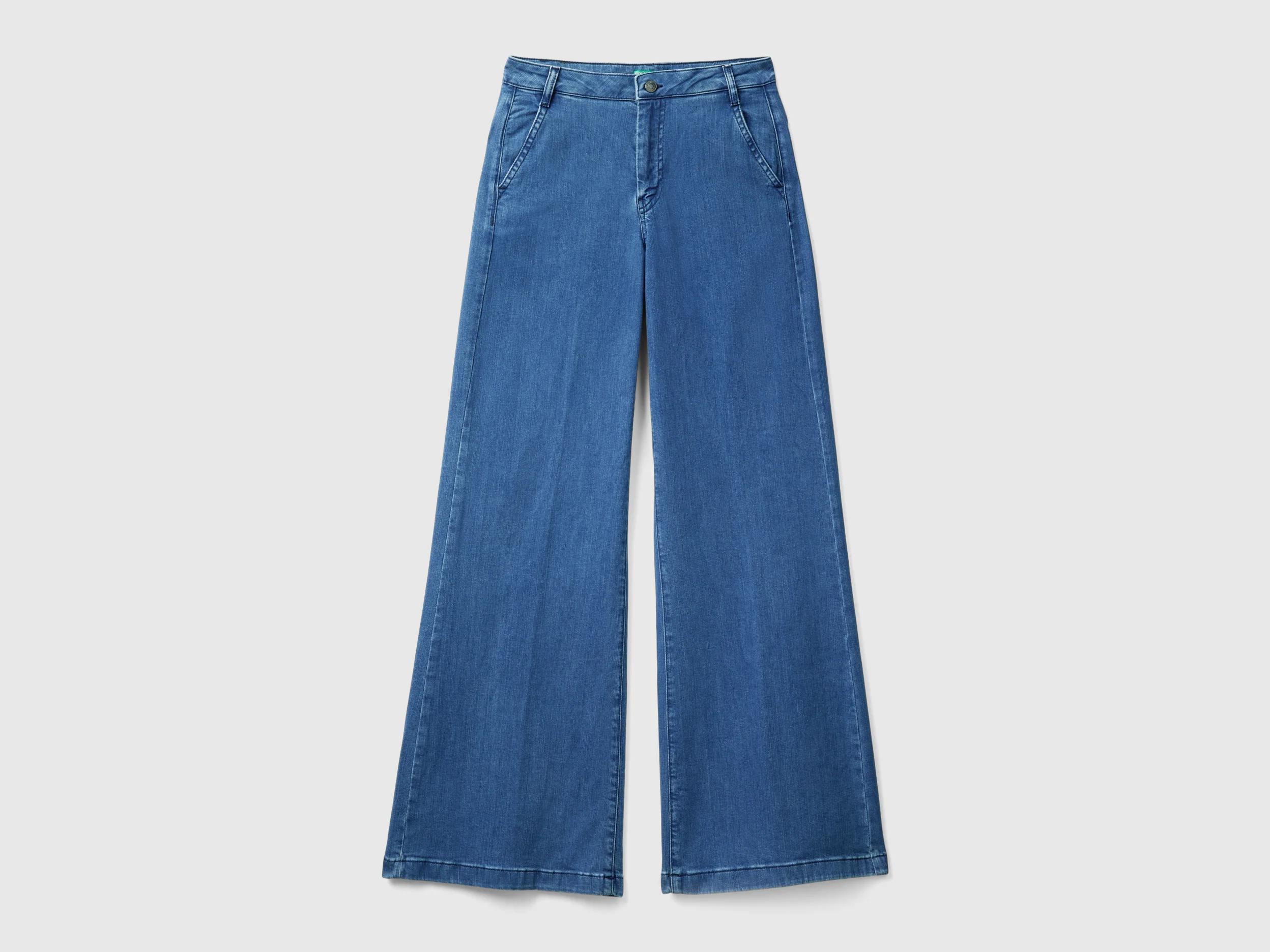 Jeans a zampa in cotone stretch