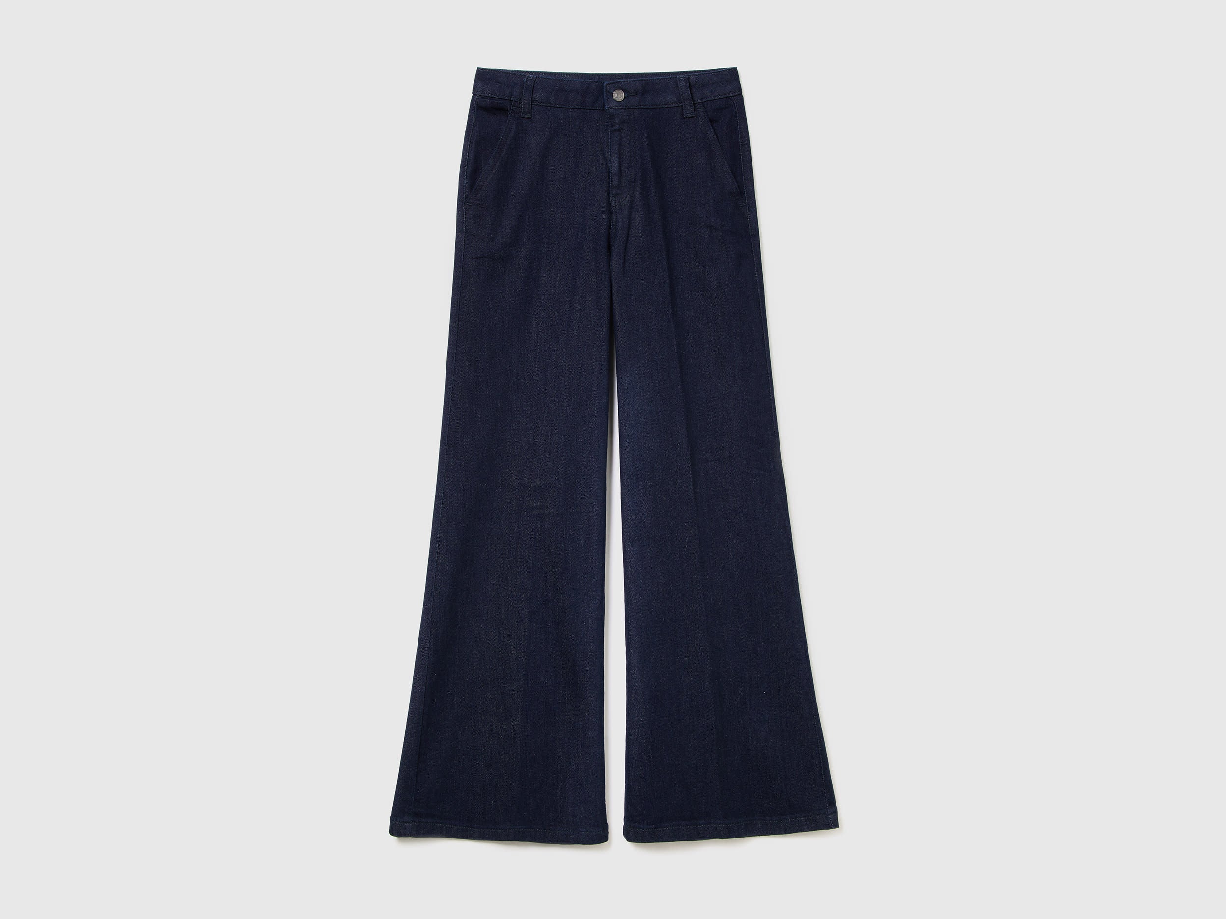 Jeans a zampa in cotone stretch