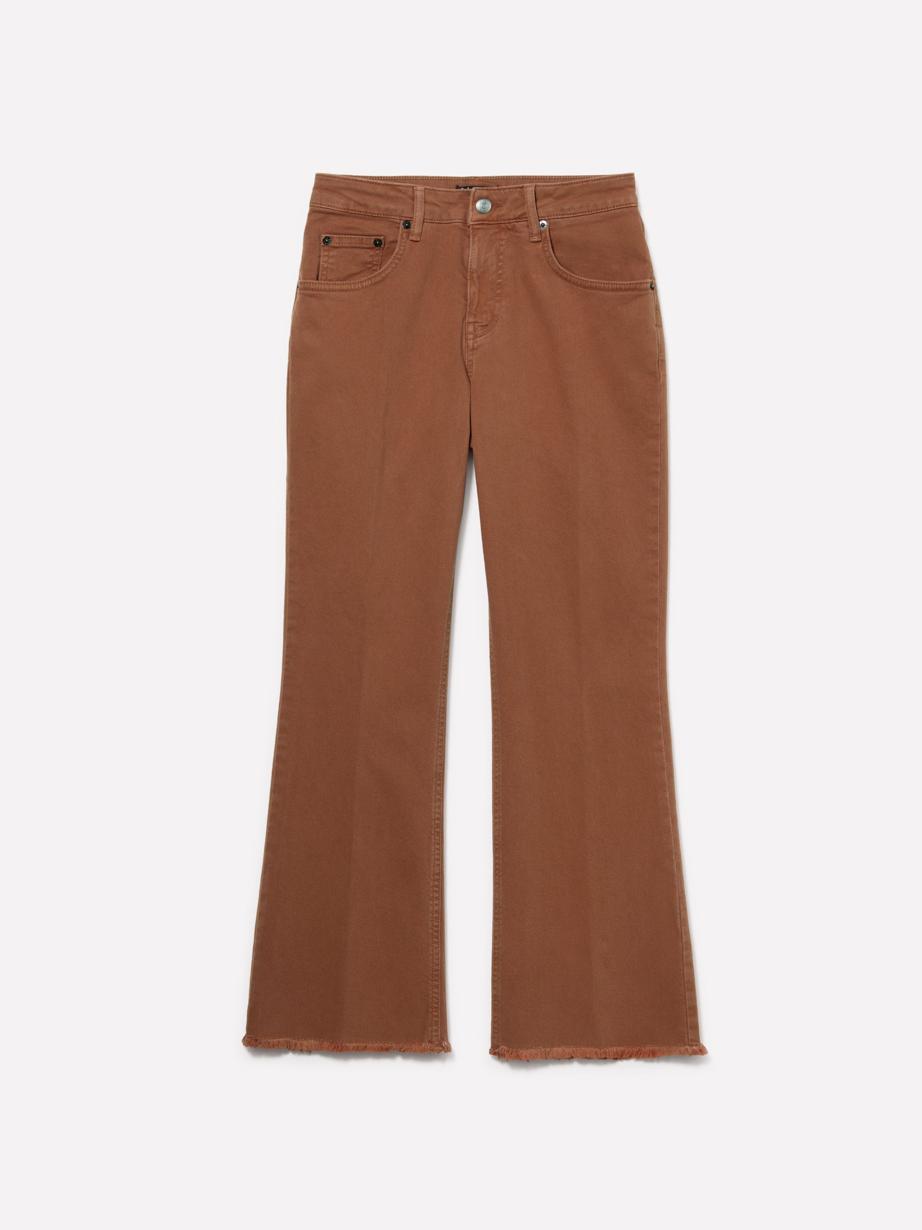 Jeans color flare fit