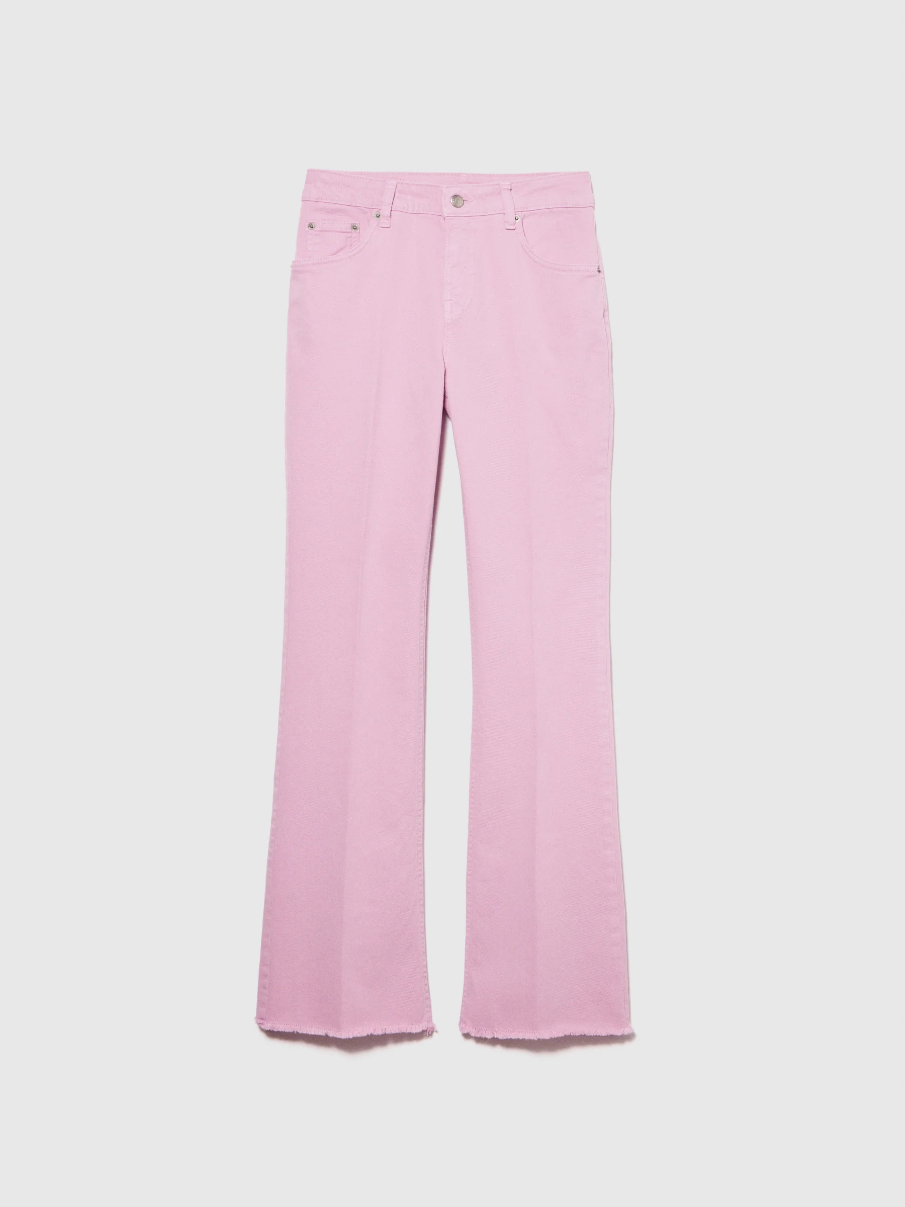 Jeans color flare fit