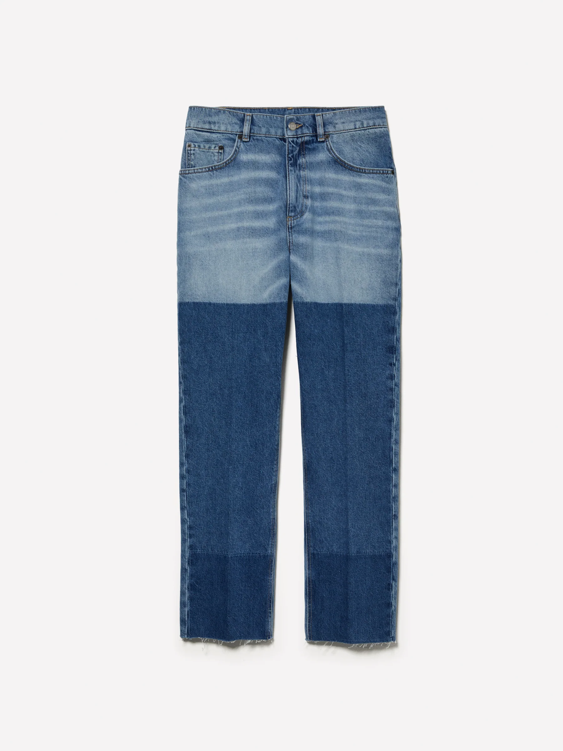 Jeans effetto patch