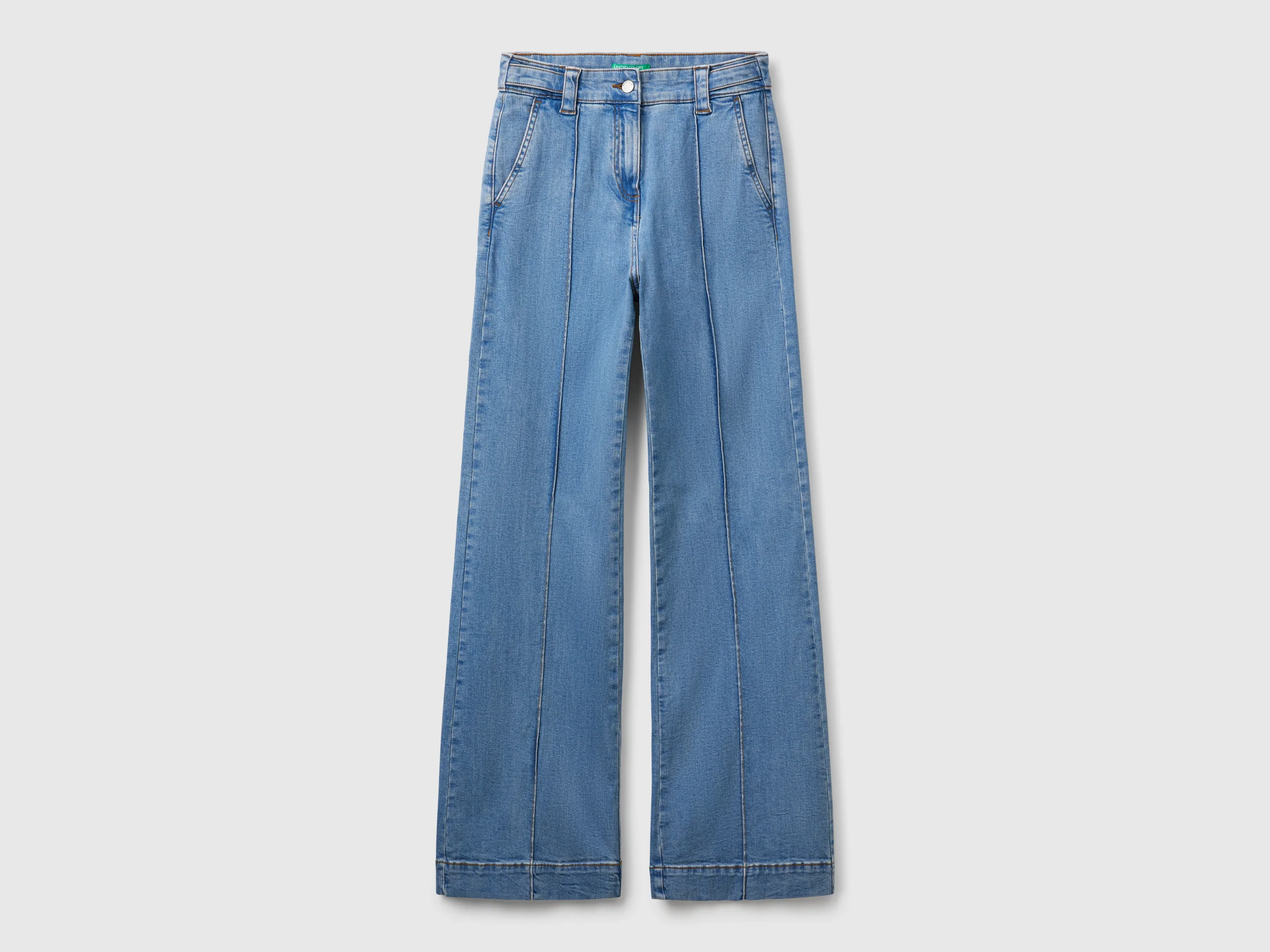 Jeans flare fit a vita alta