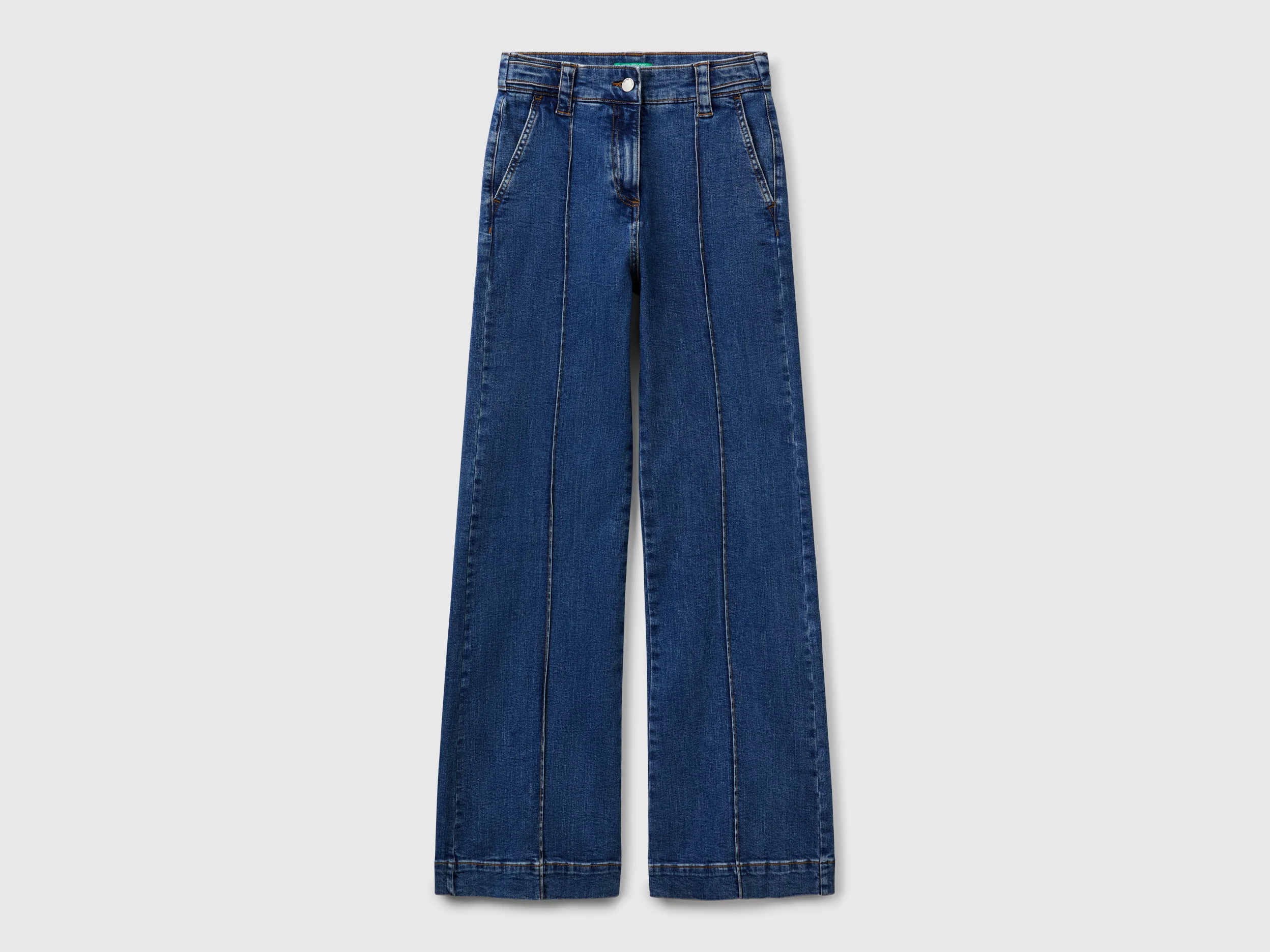Jeans flare fit a vita alta