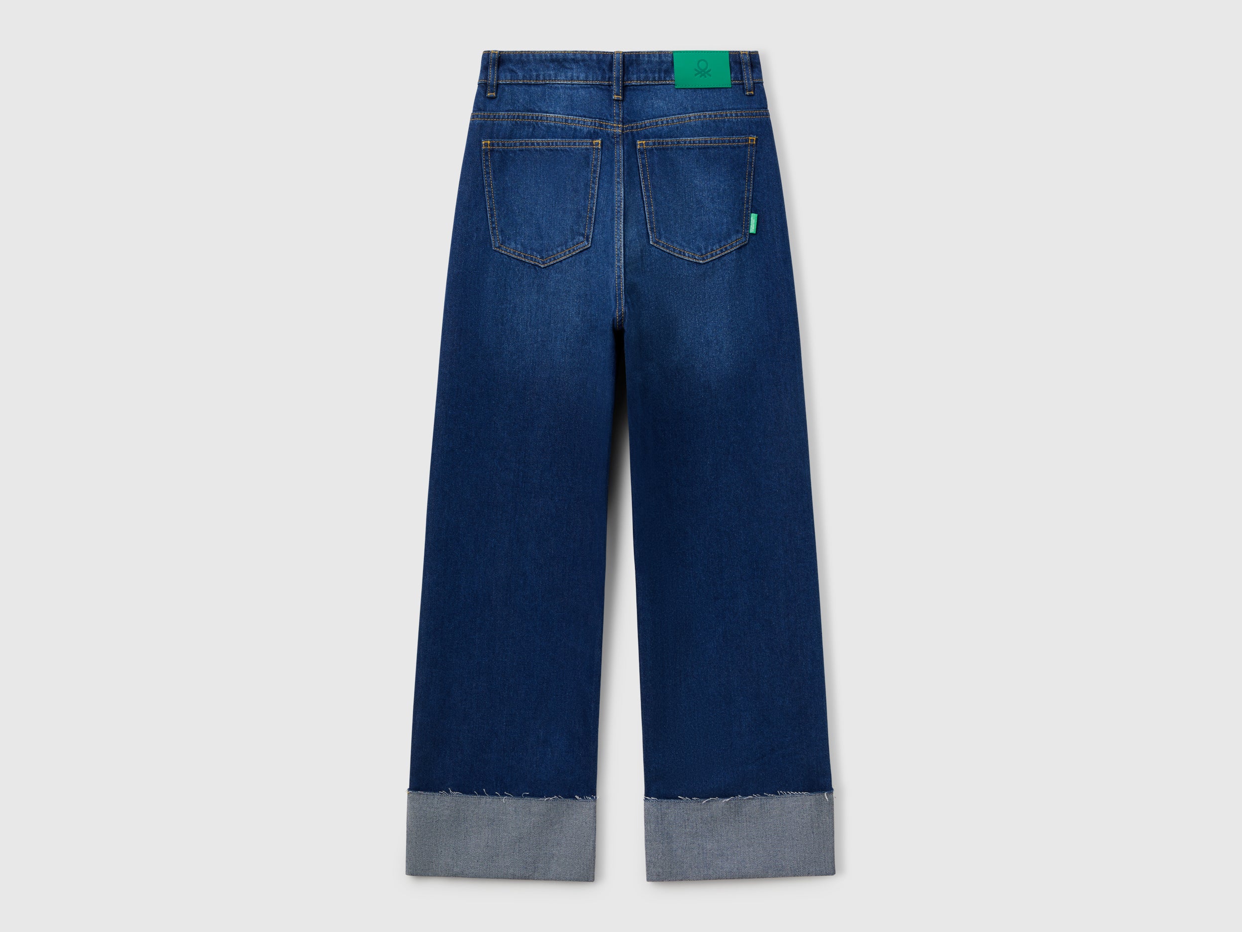 Jeans wide fit con risvolto - Image 2
