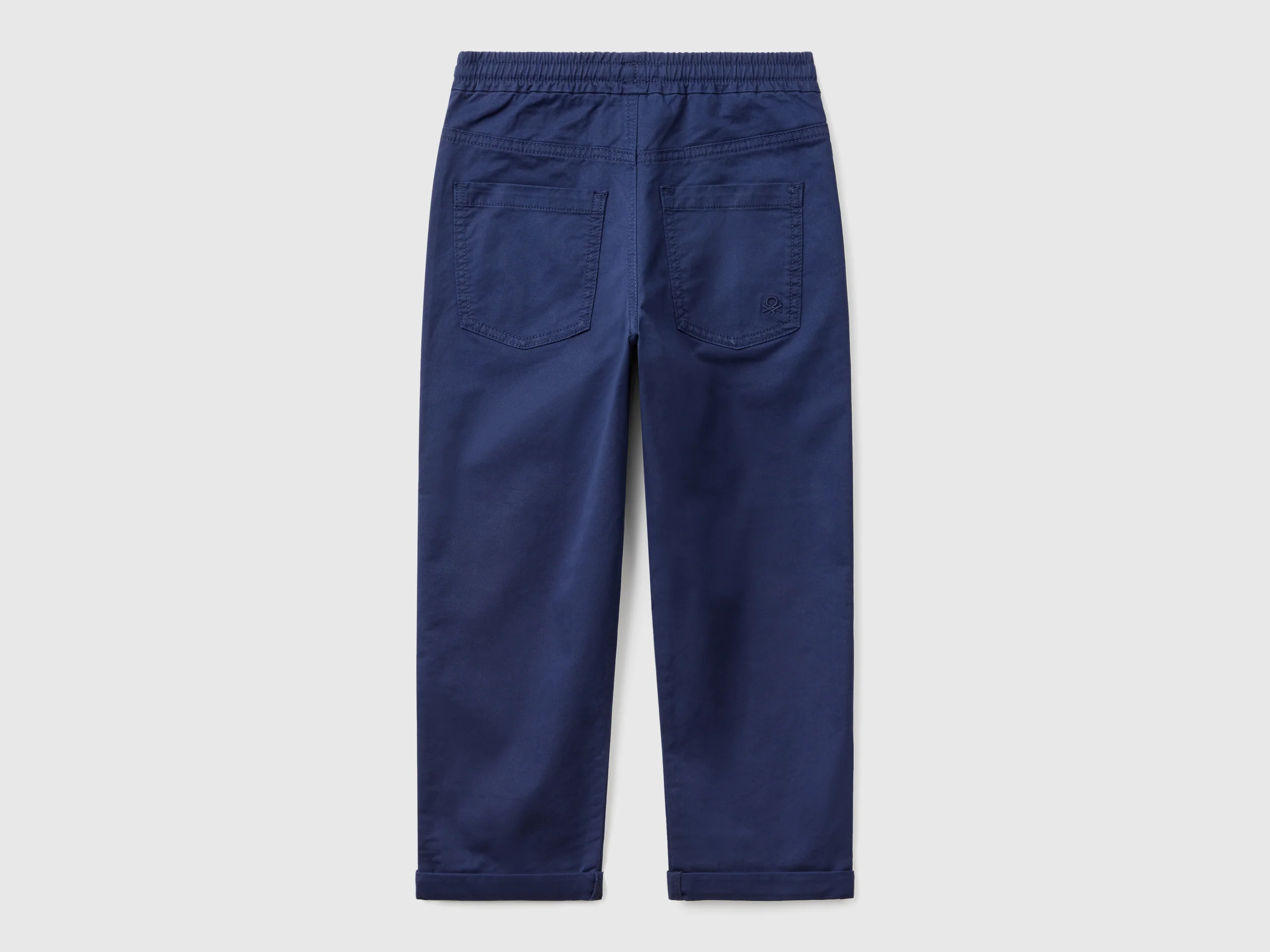 Joggers in cotone stretch con coulisse - Image 2