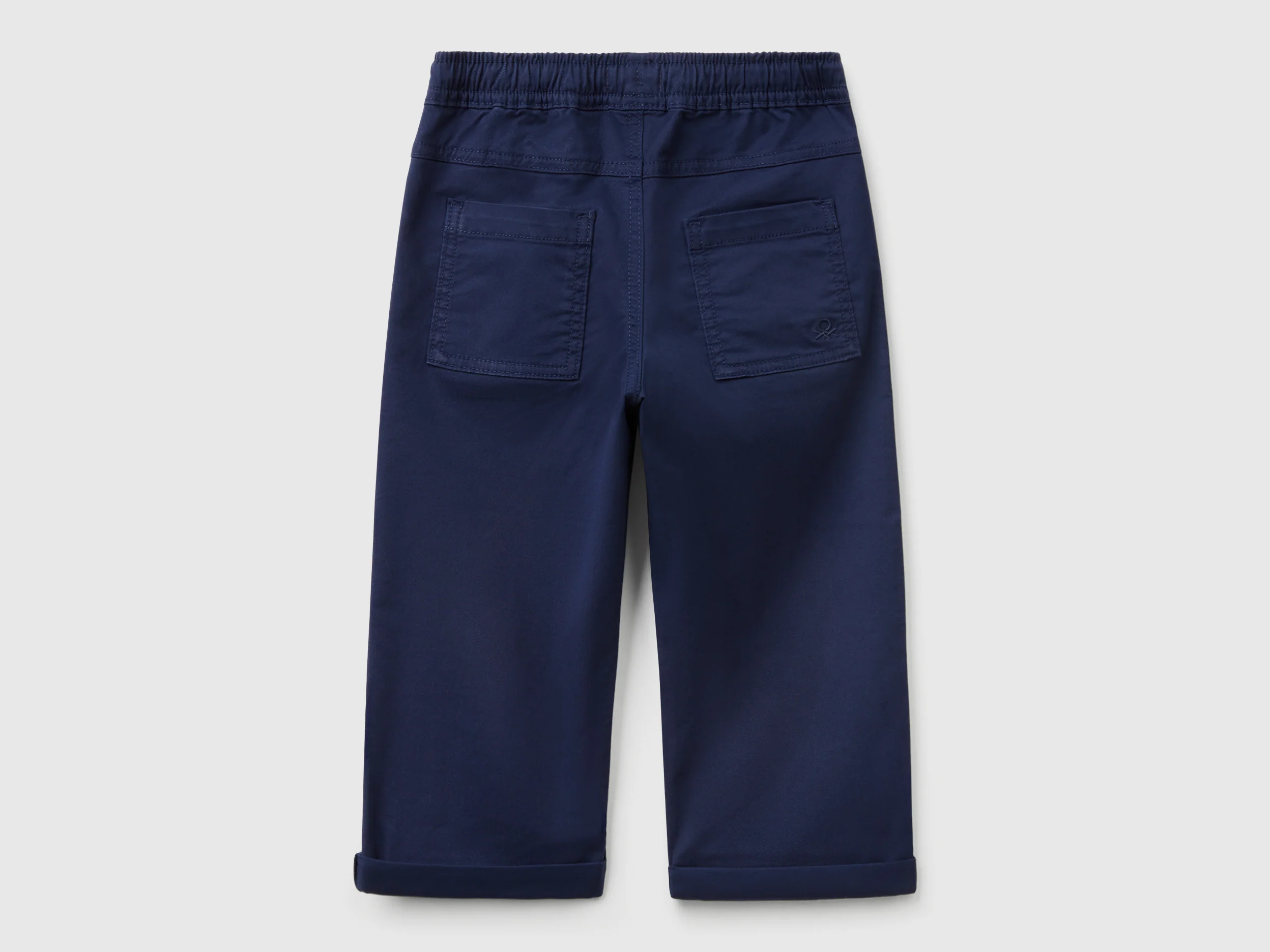 Joggers in cotone stretch con coulisse - Image 2