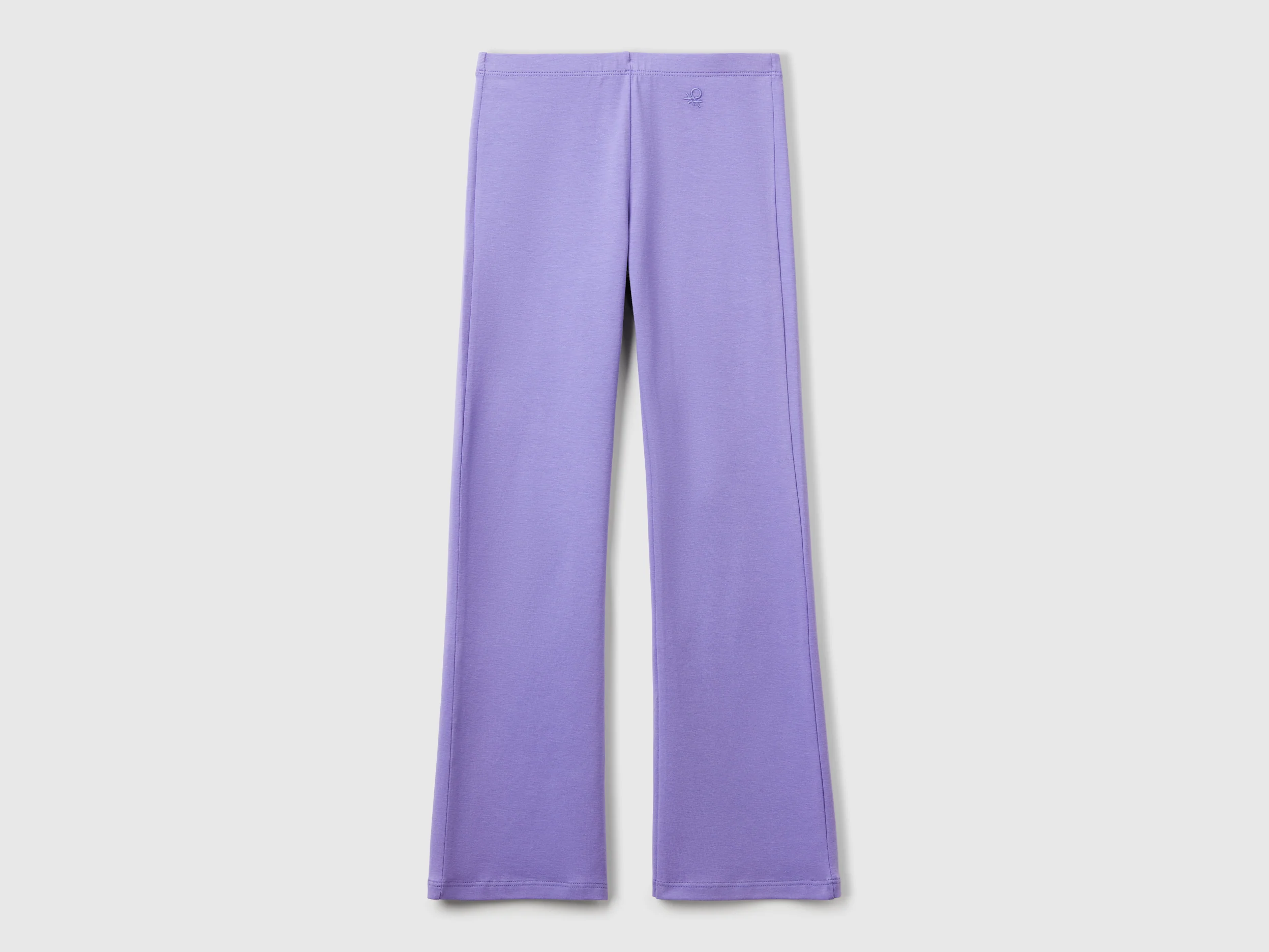 Leggings a zampa in cotone stretch