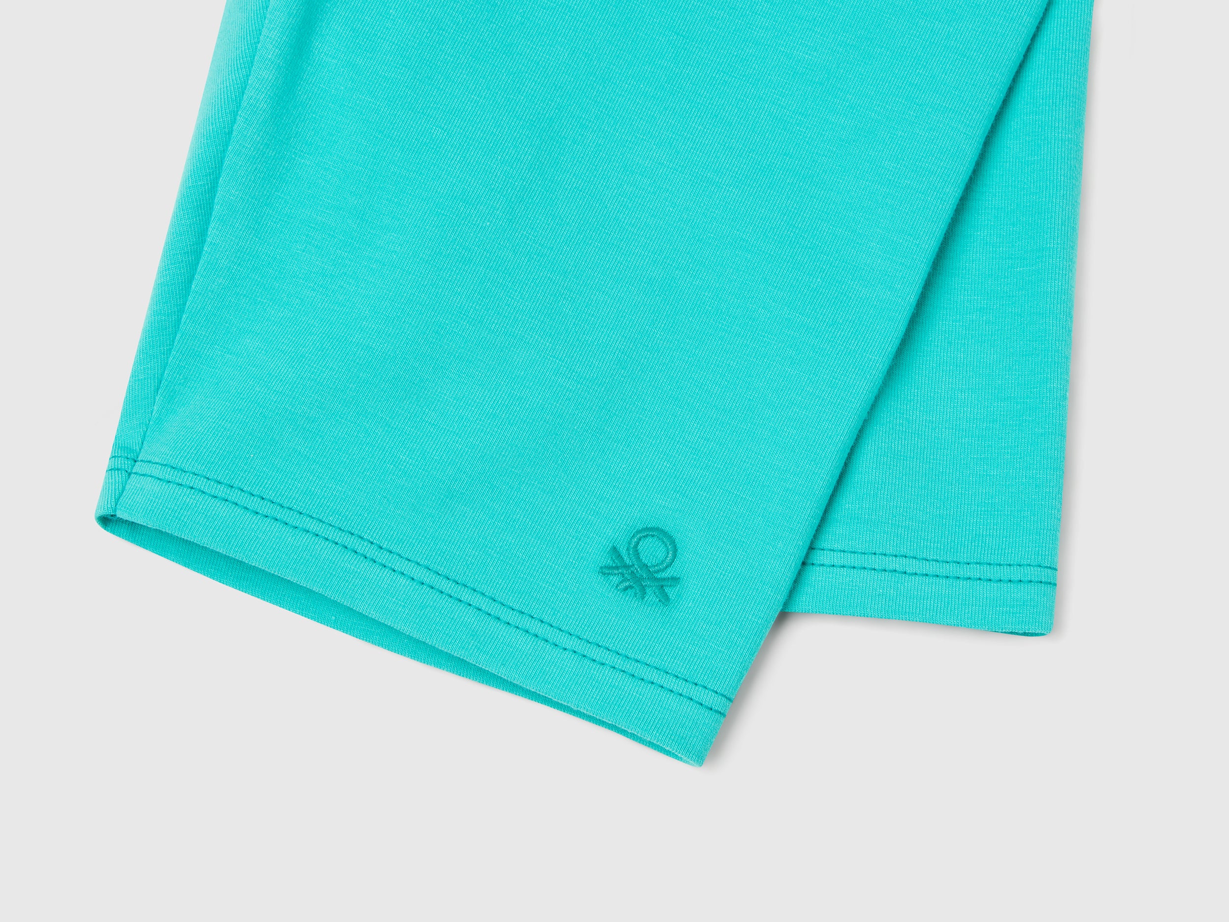 Leggings corti in cotone stretch - Image 3