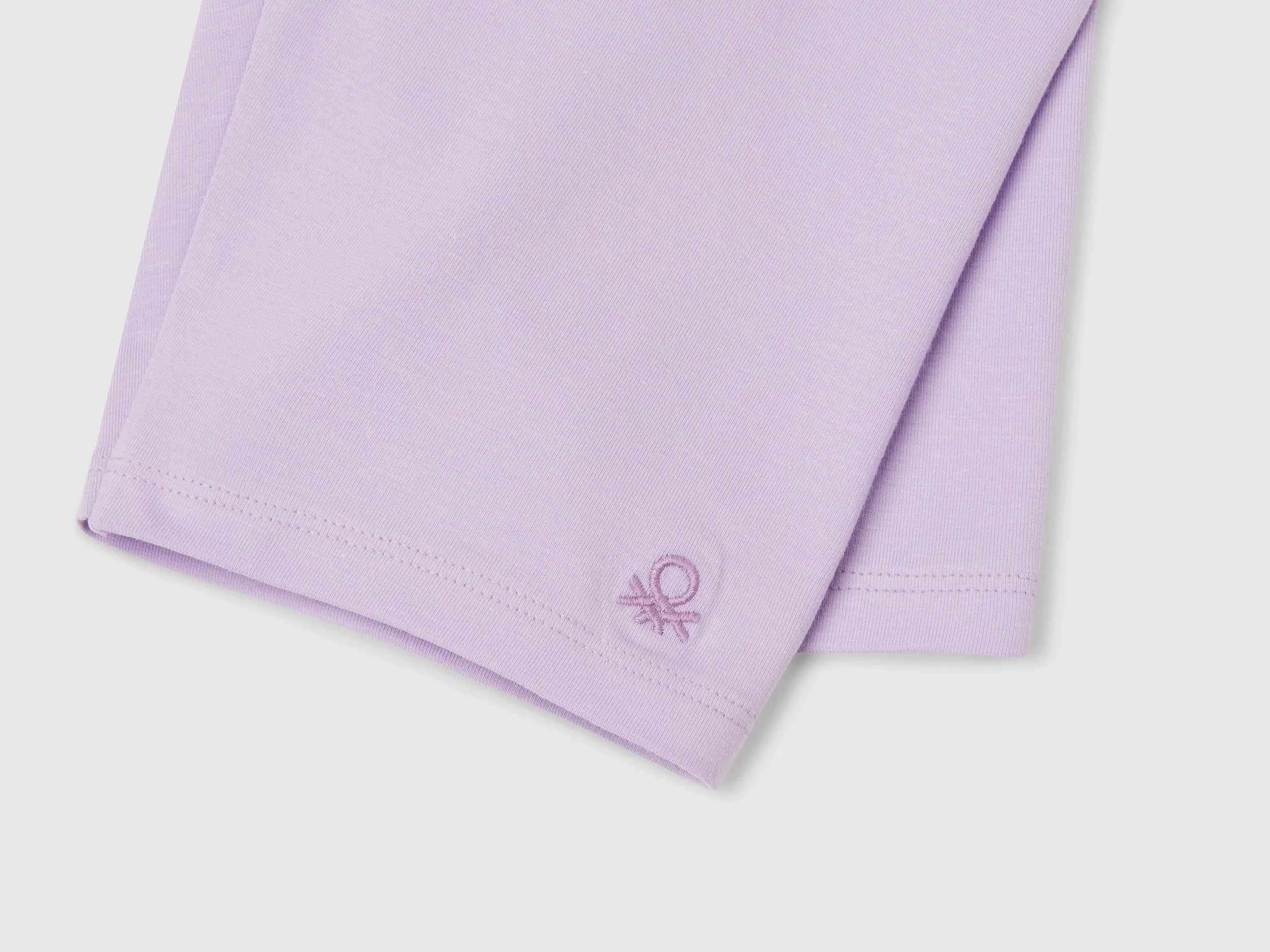 Leggings corti in cotone stretch - Image 3