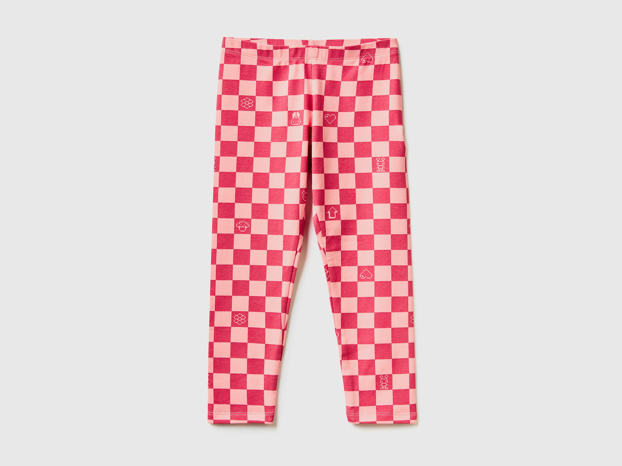 Leggings fantasia in cotone stretch