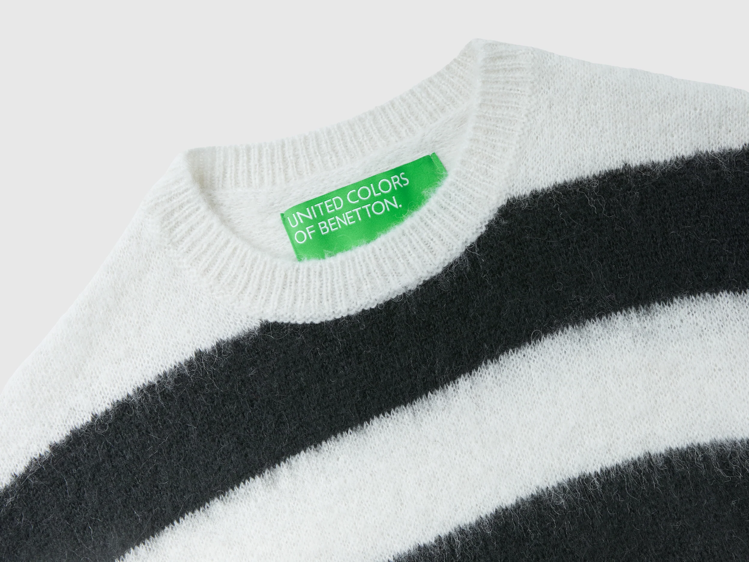 Maglia a righe in misto alpaca - Image 3