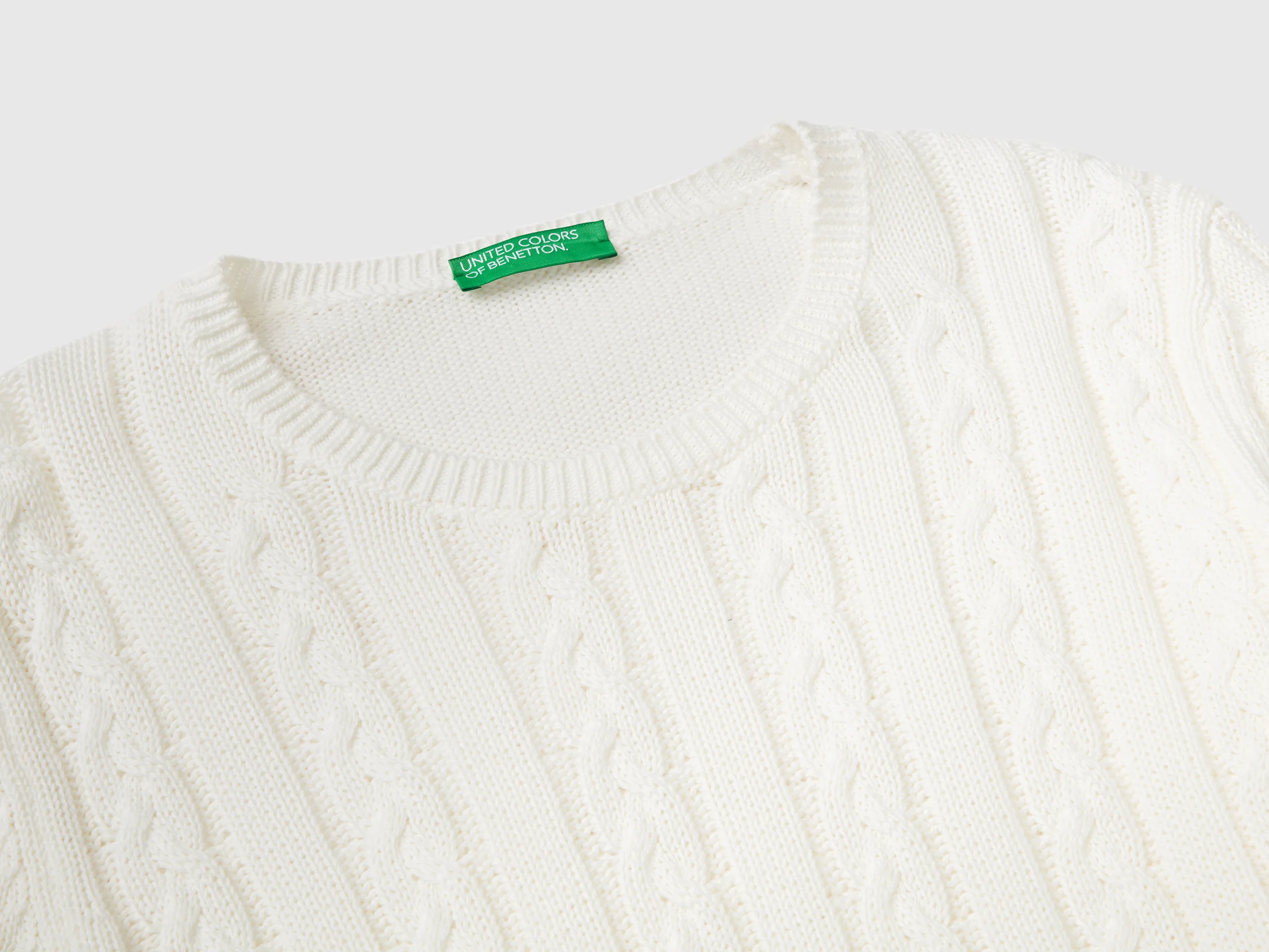 Maglia a trecce 100% cotone - Image 3